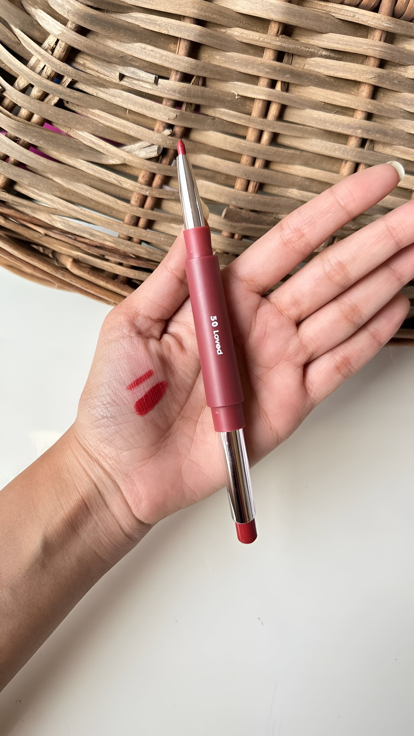 Kawaii 2 in 1 Lipliner + Lipstick Combo