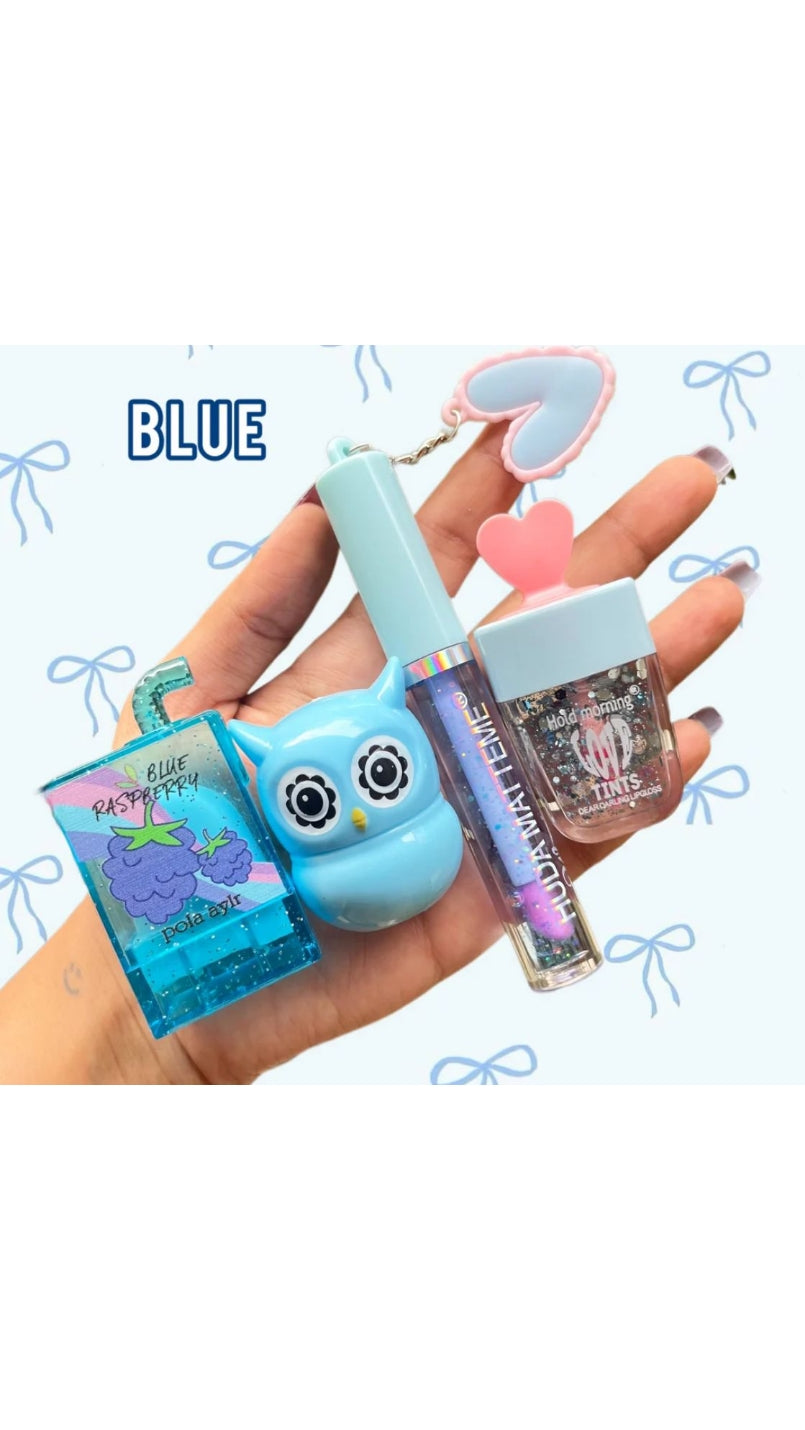 Combo of Cute Korean Random Shapes Lipbalm / Lip Gloss / Lip Tint in One Color