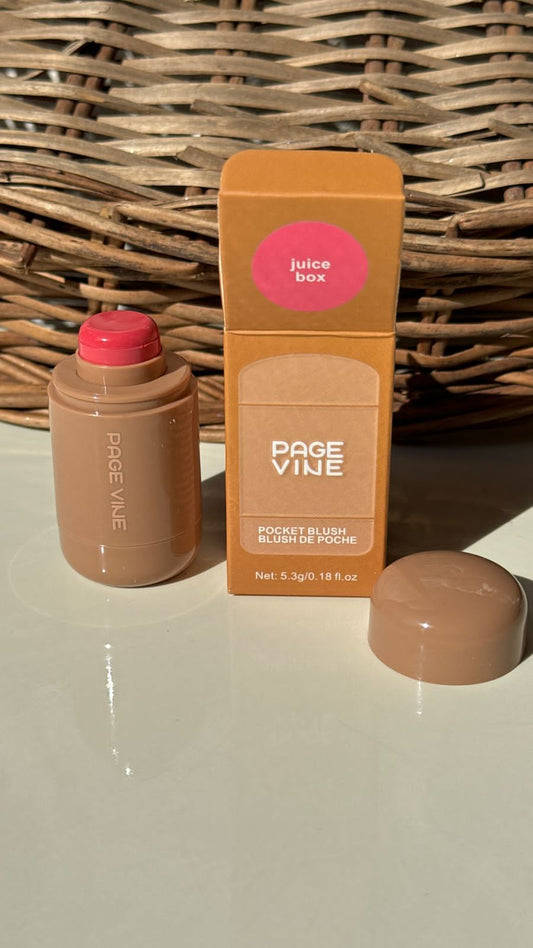PAGE VINE Pocket Blush Rotating Shape. BLUSH DE POCHE.