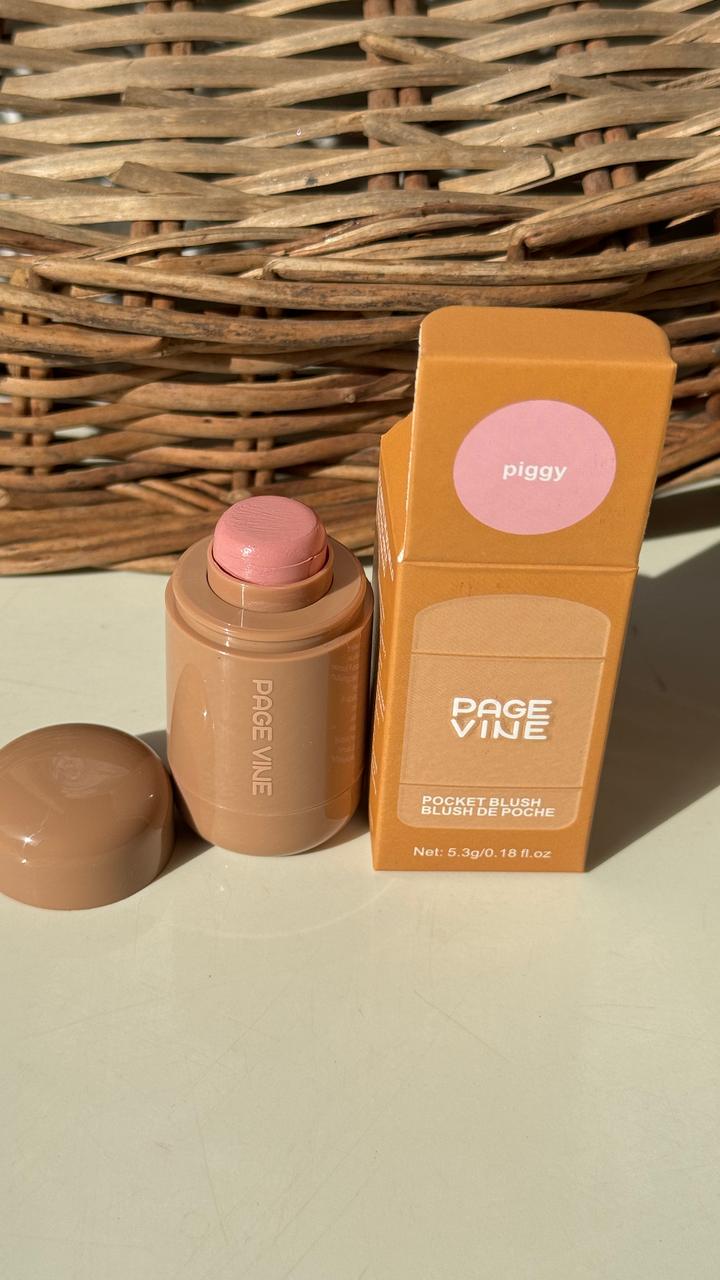 PAGE VINE Pocket Blush Rotating Shape. BLUSH DE POCHE.