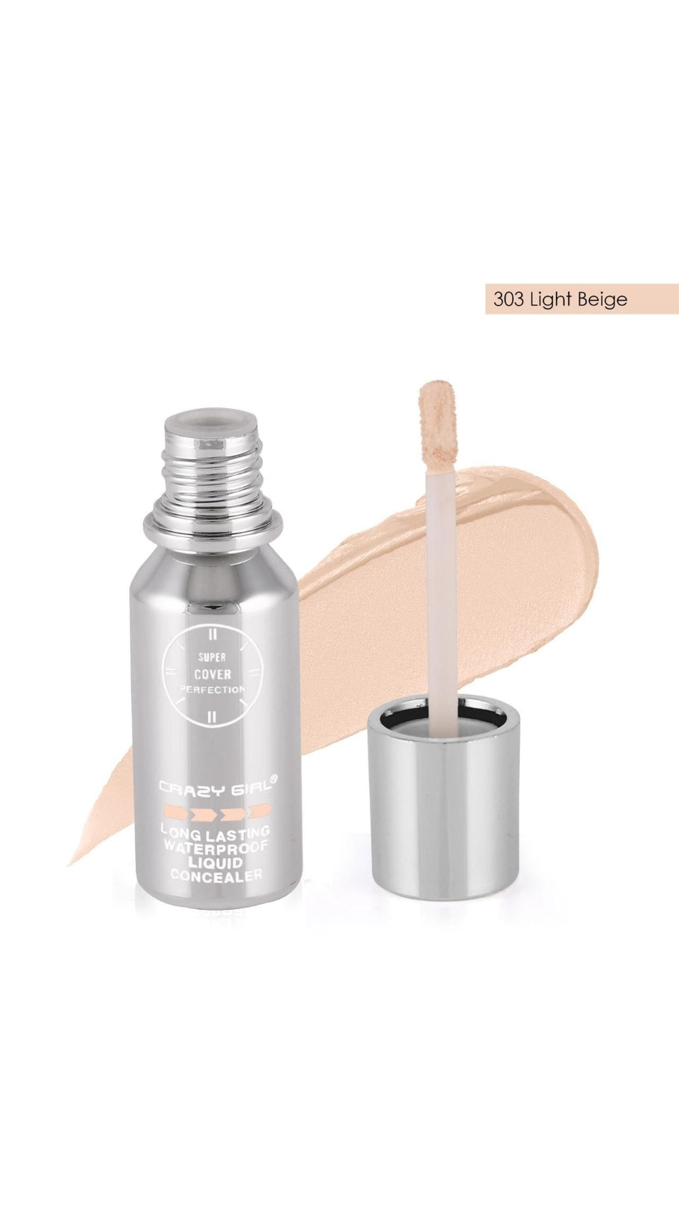 CRAZY GIRL Long Lasting Waterproof Liquid Concealer