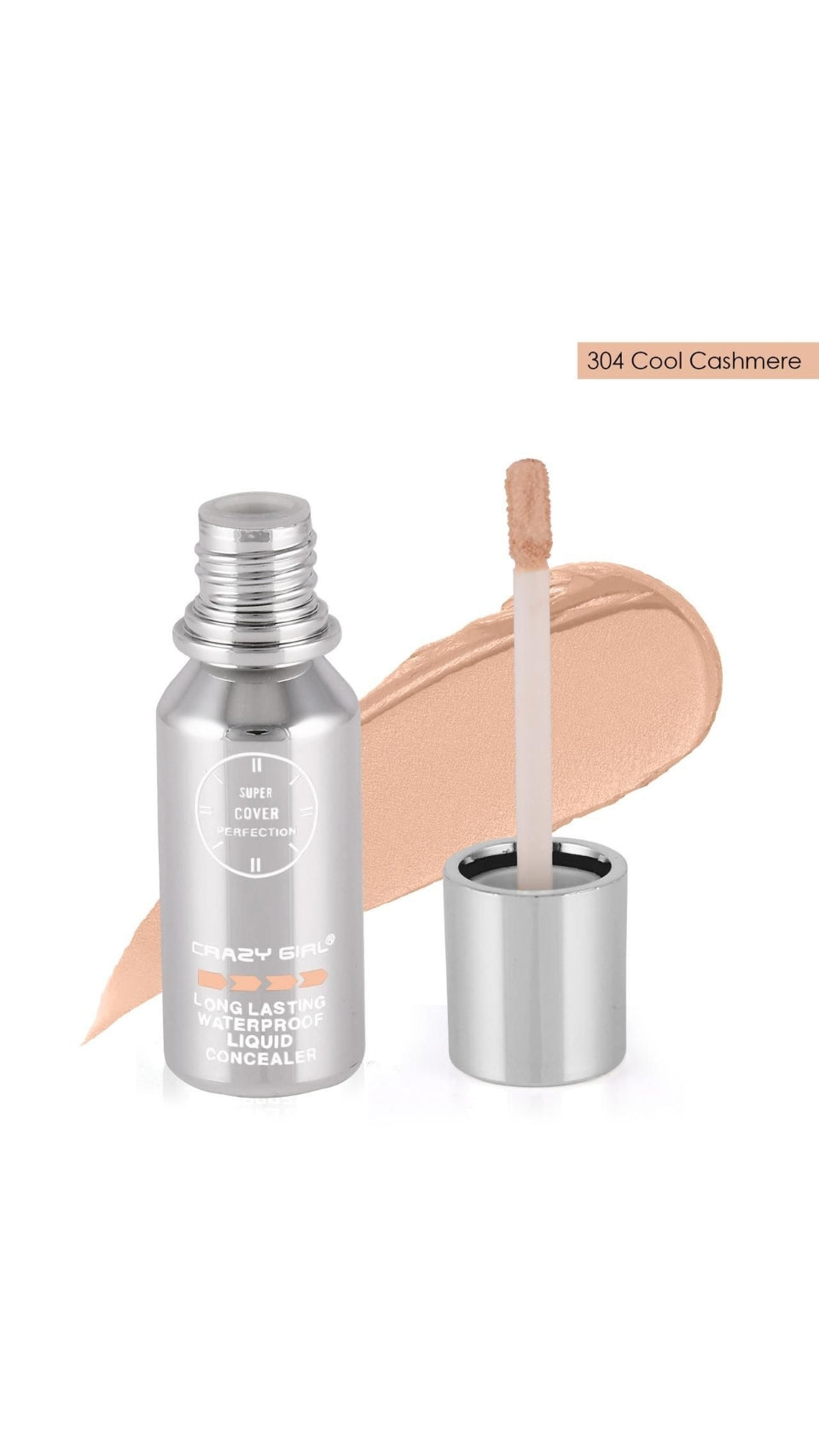 CRAZY GIRL Long Lasting Waterproof Liquid Concealer
