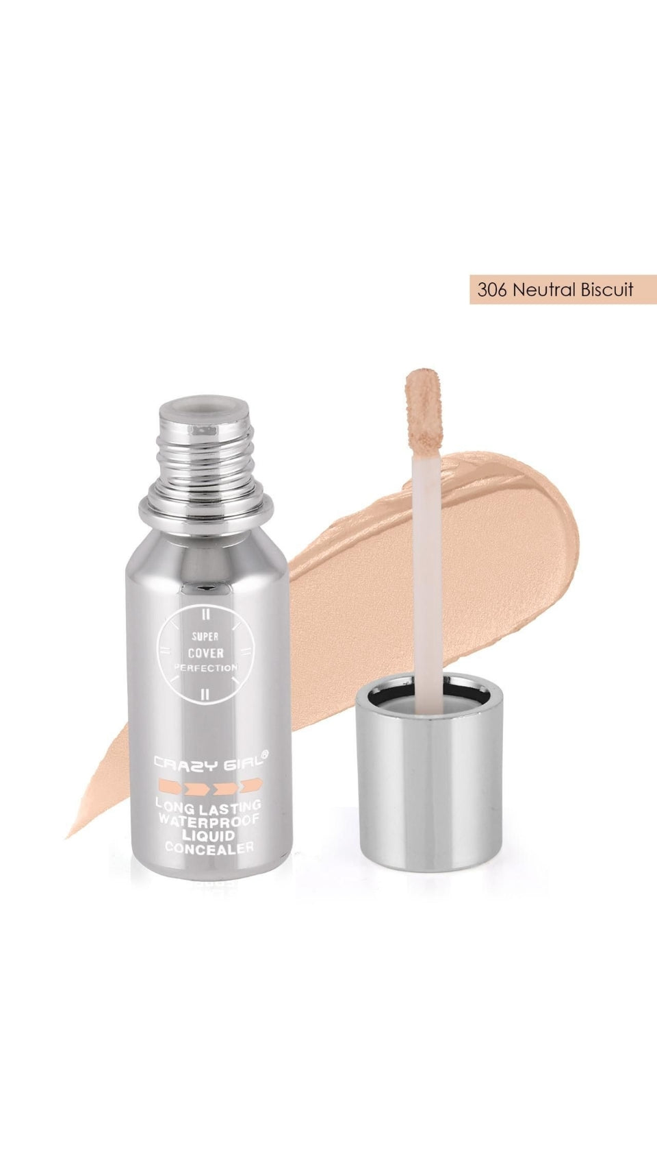 CRAZY GIRL Long Lasting Waterproof Liquid Concealer