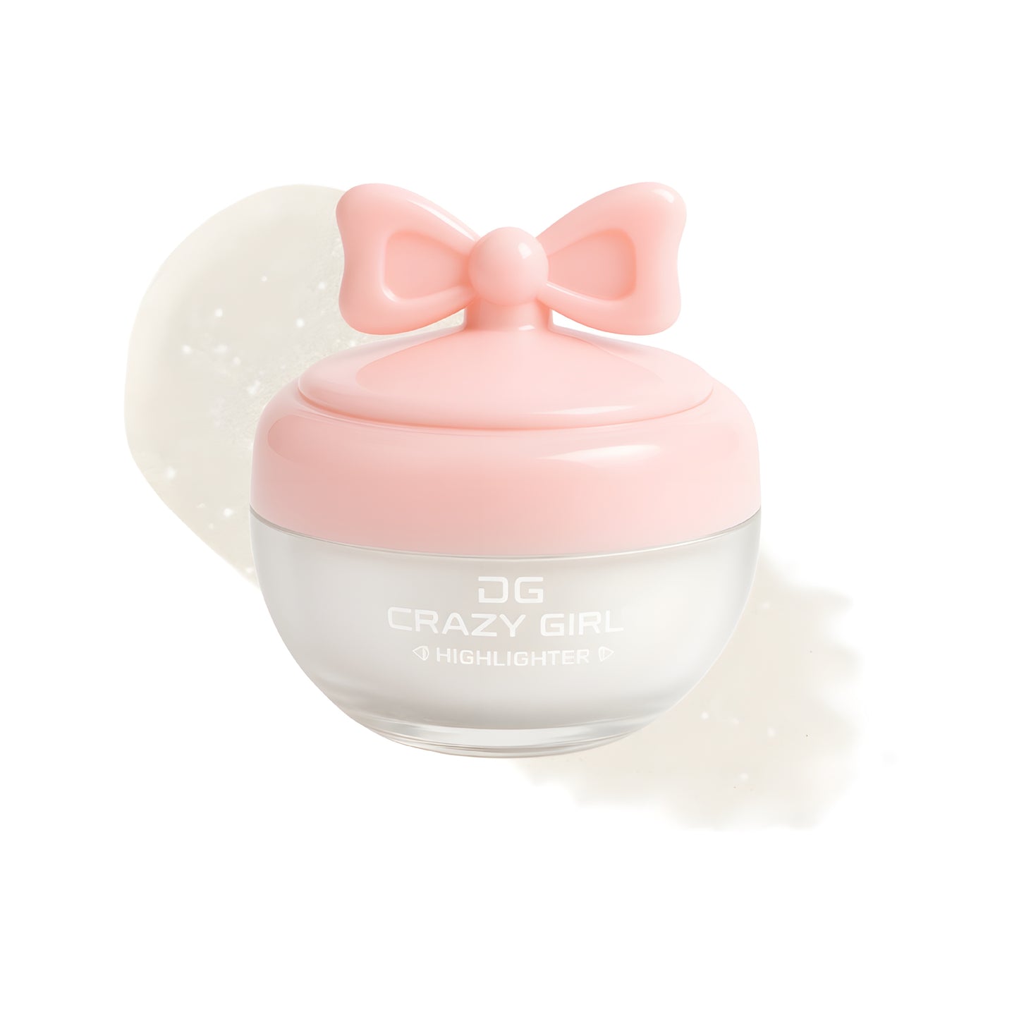 CRAZY GIRL Pink Bow Pot Highlighter 8 gm