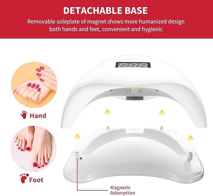 Sun UV 3-in-1 Gel Nail Polish UV Light Lamp, Nail Dryer Machine
