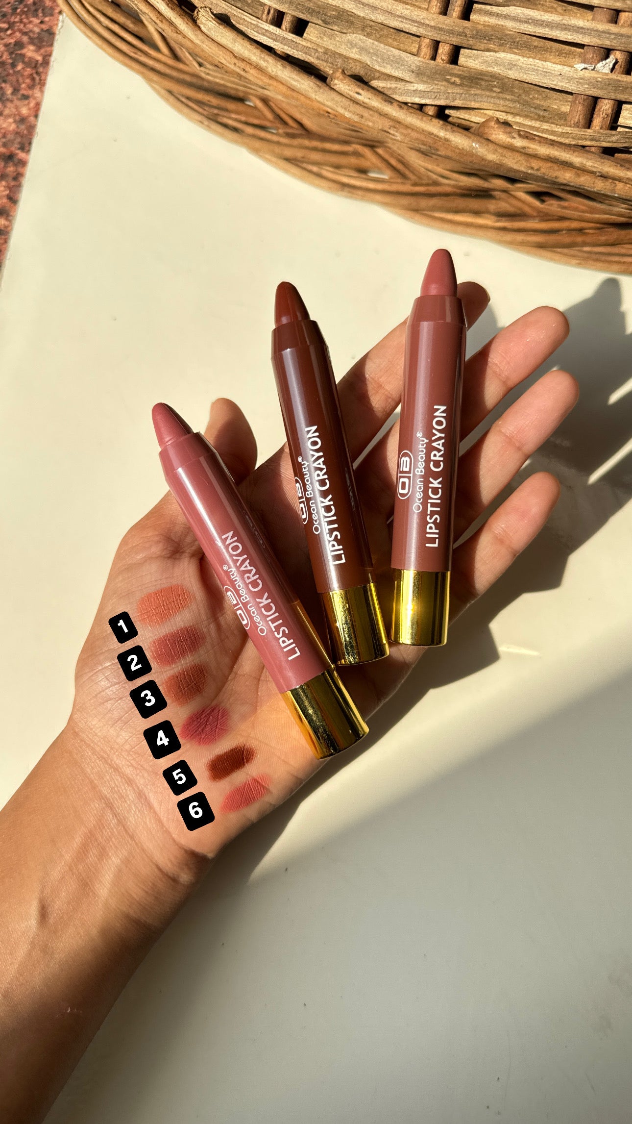 Ocean beauty crayon lipstick