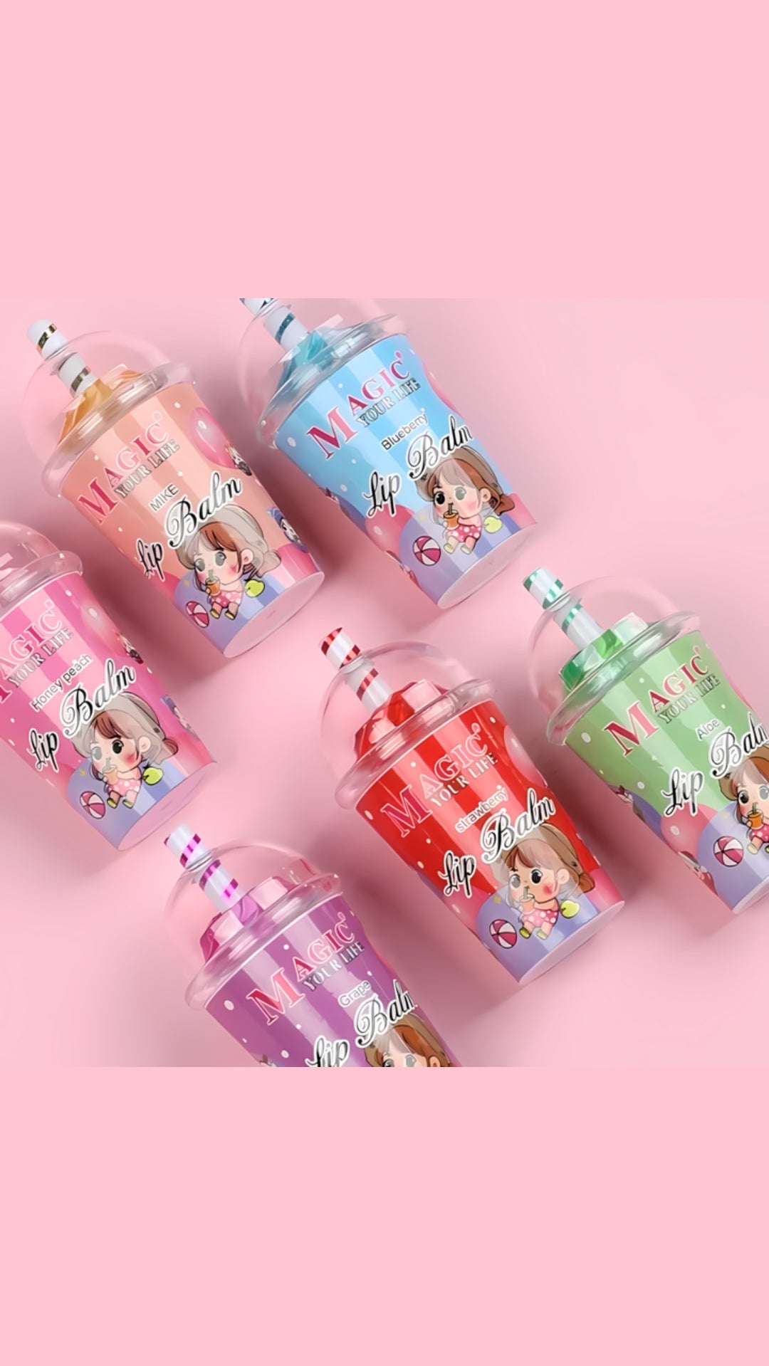 Grape flavour lip balm