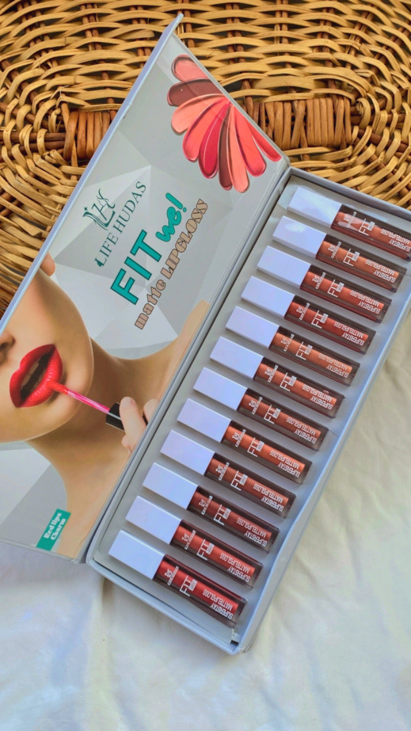 Fit we nude lipstick set of 12