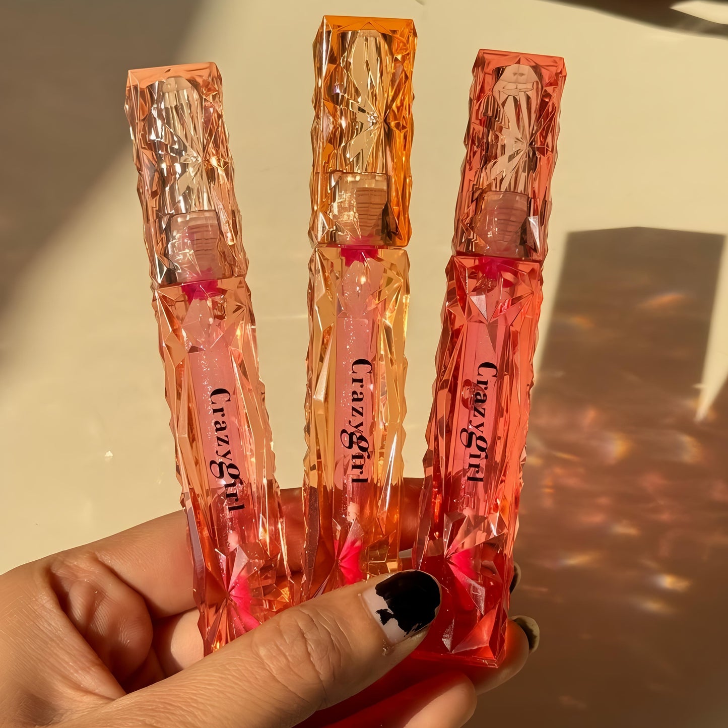 Crystal lip oil