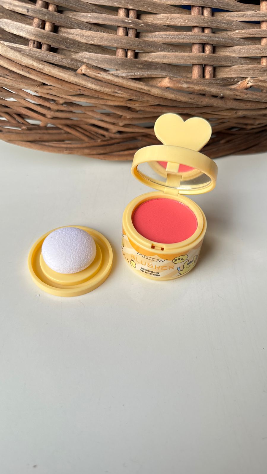 Kawaii Mecow Blusher with Sponge Applicator
