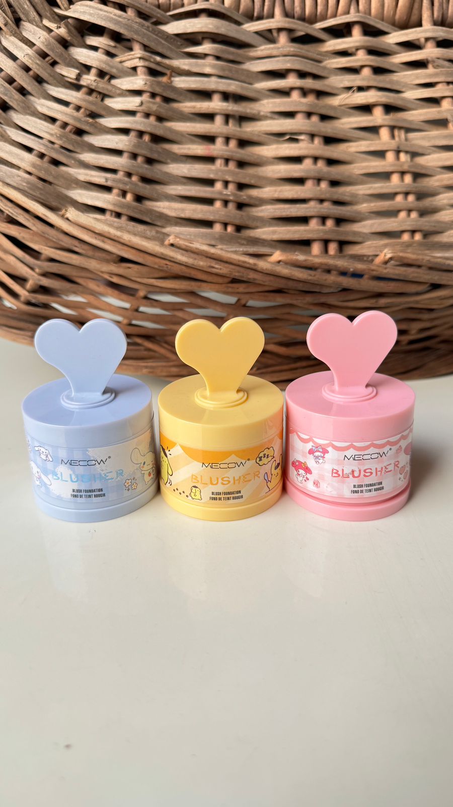 Kawaii Mecow Blusher with Sponge Applicator