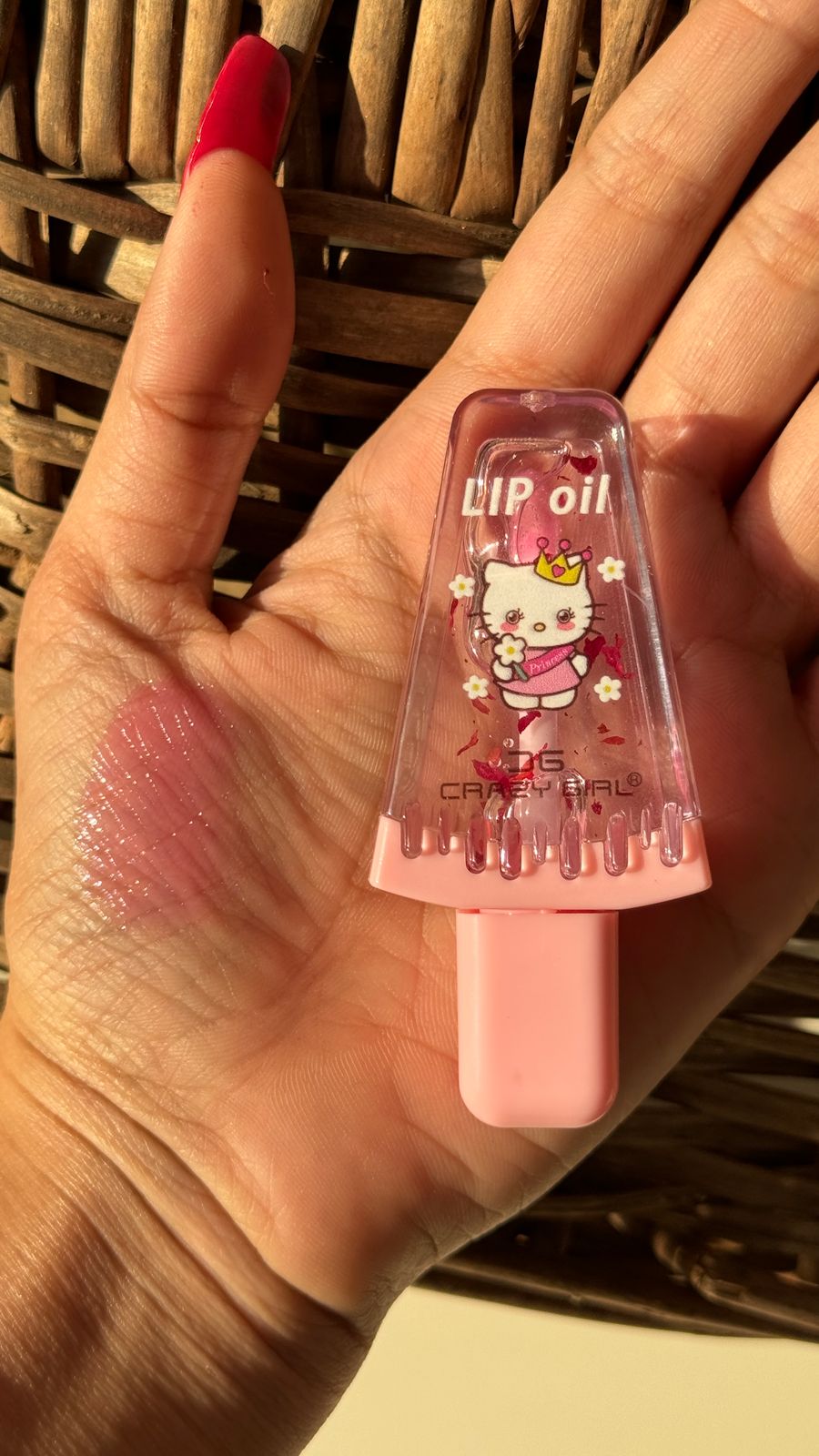 CRAZY GIRL Hello Kitty Kulfi Lip Gloss