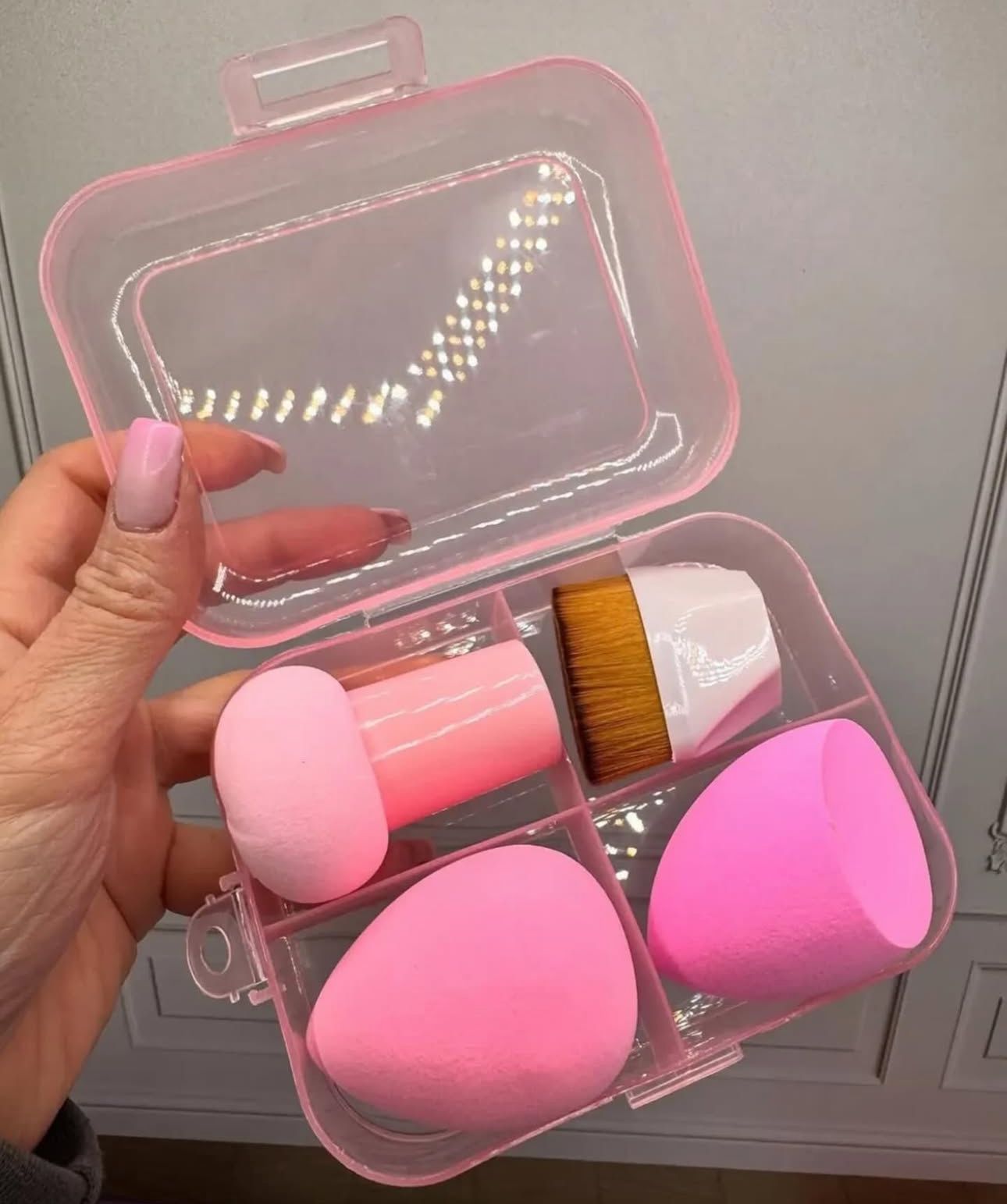 Kawaii Beauty Blender Sponge Foundation Brush Set Box