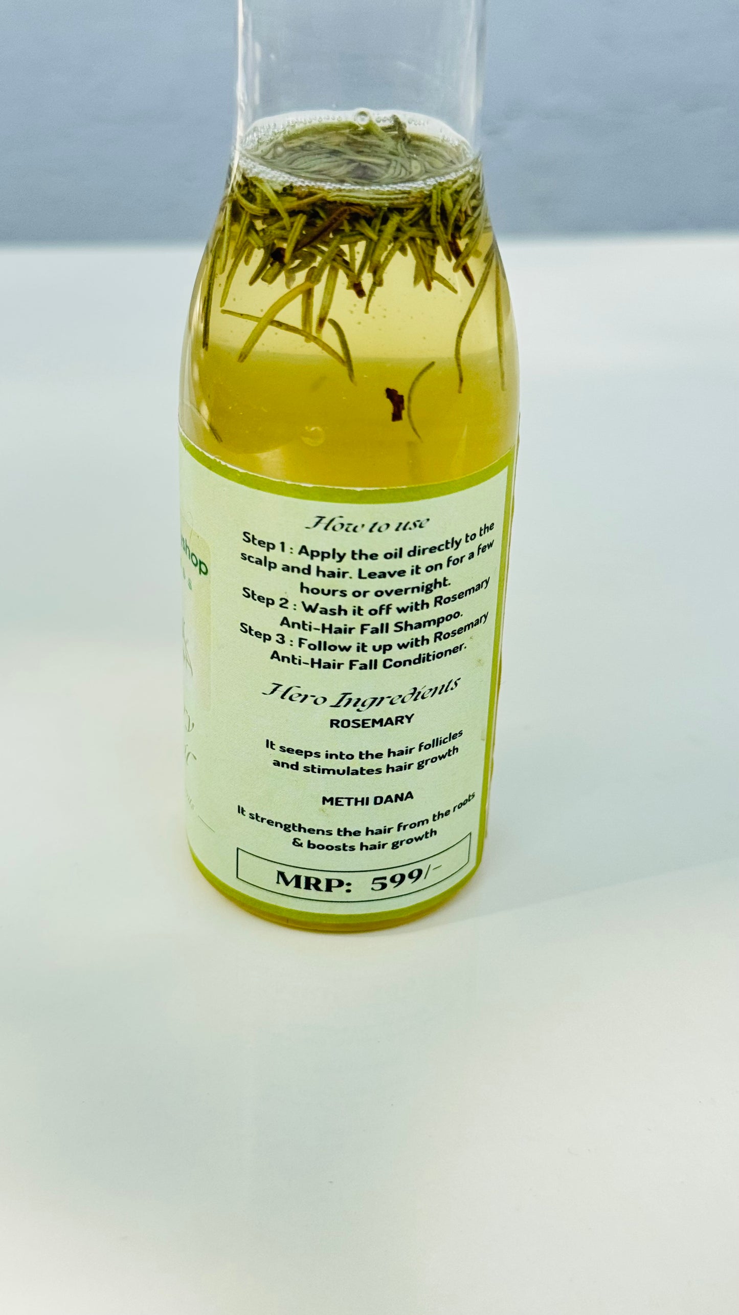 Rosemary hair oil