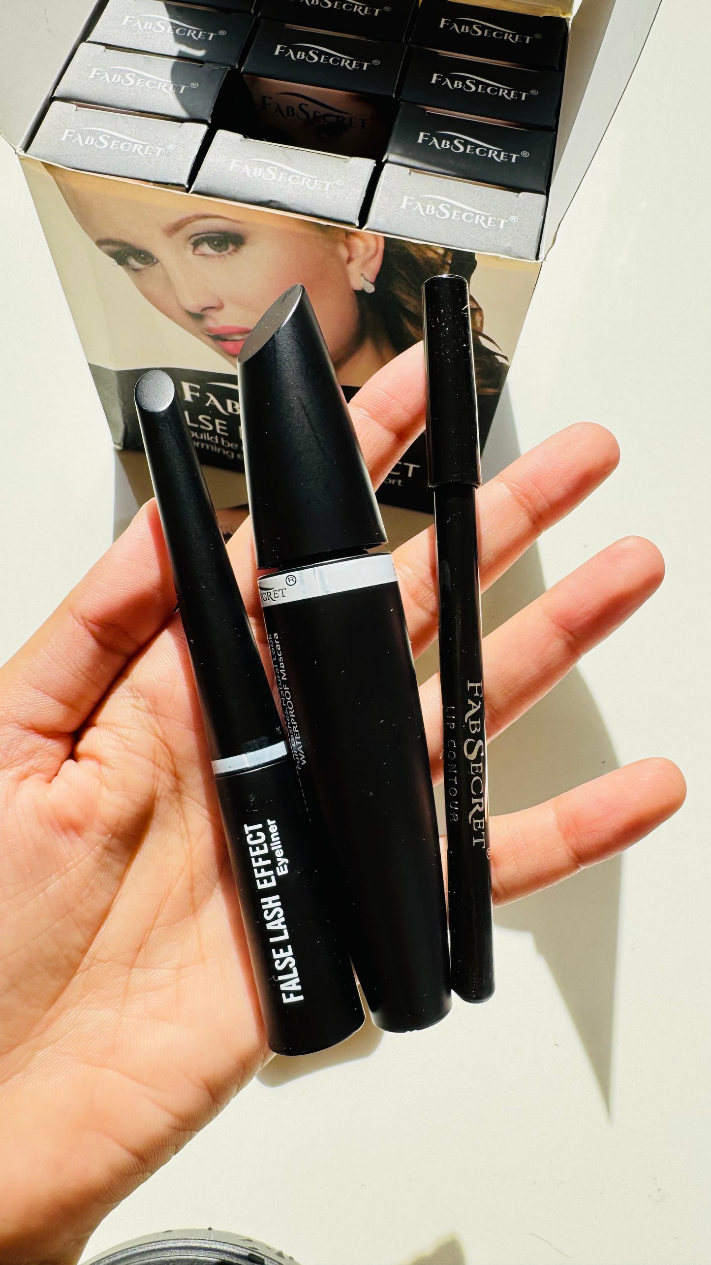 3 in 1 eyeliner ,mascara & kajal