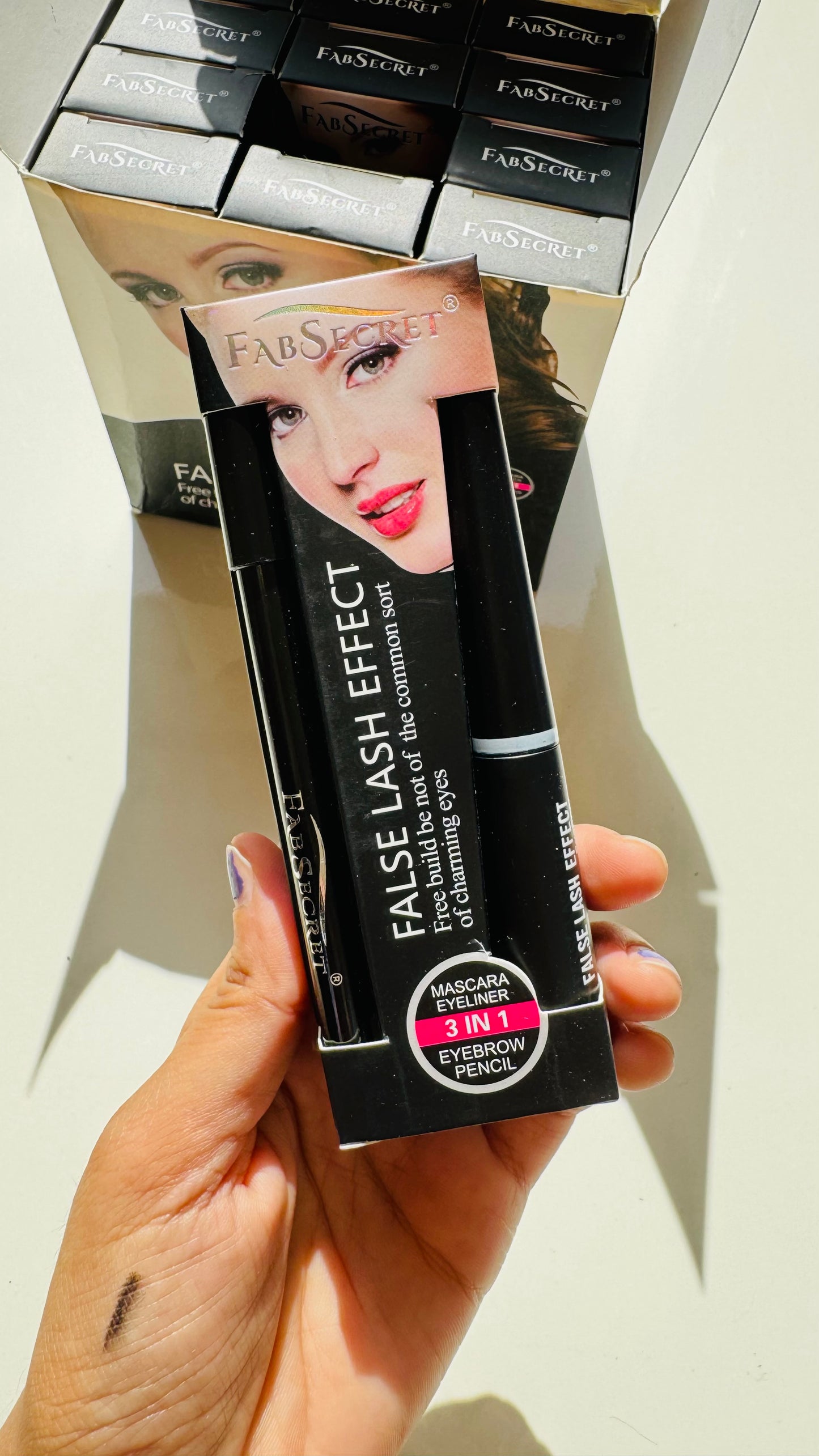 3 in 1 eyeliner ,mascara & kajal