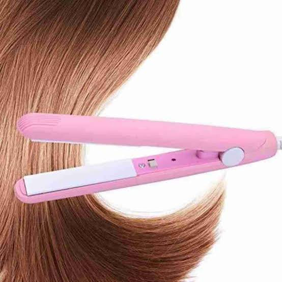 Mini hair straightener