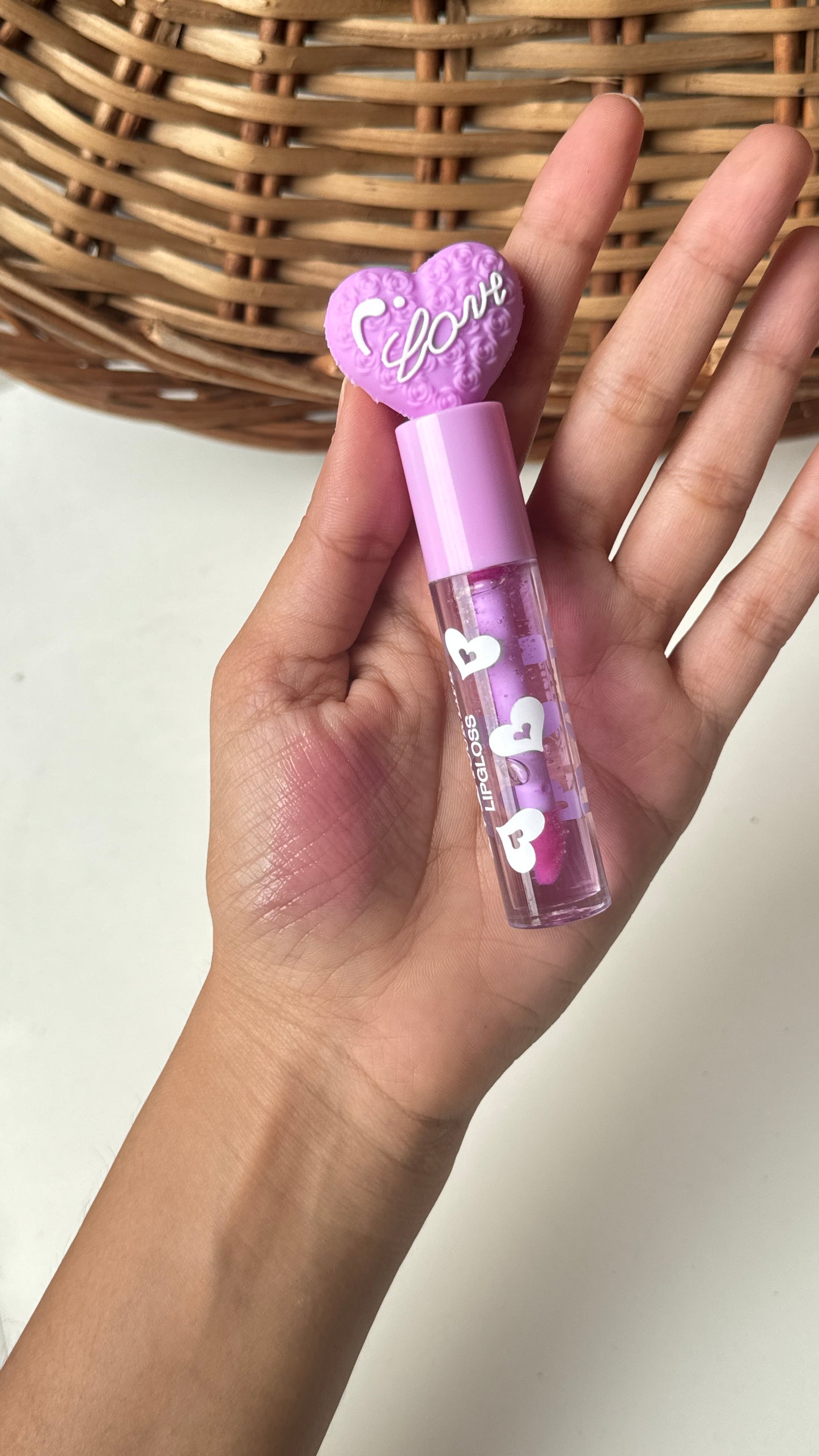Heart magic lipgloss