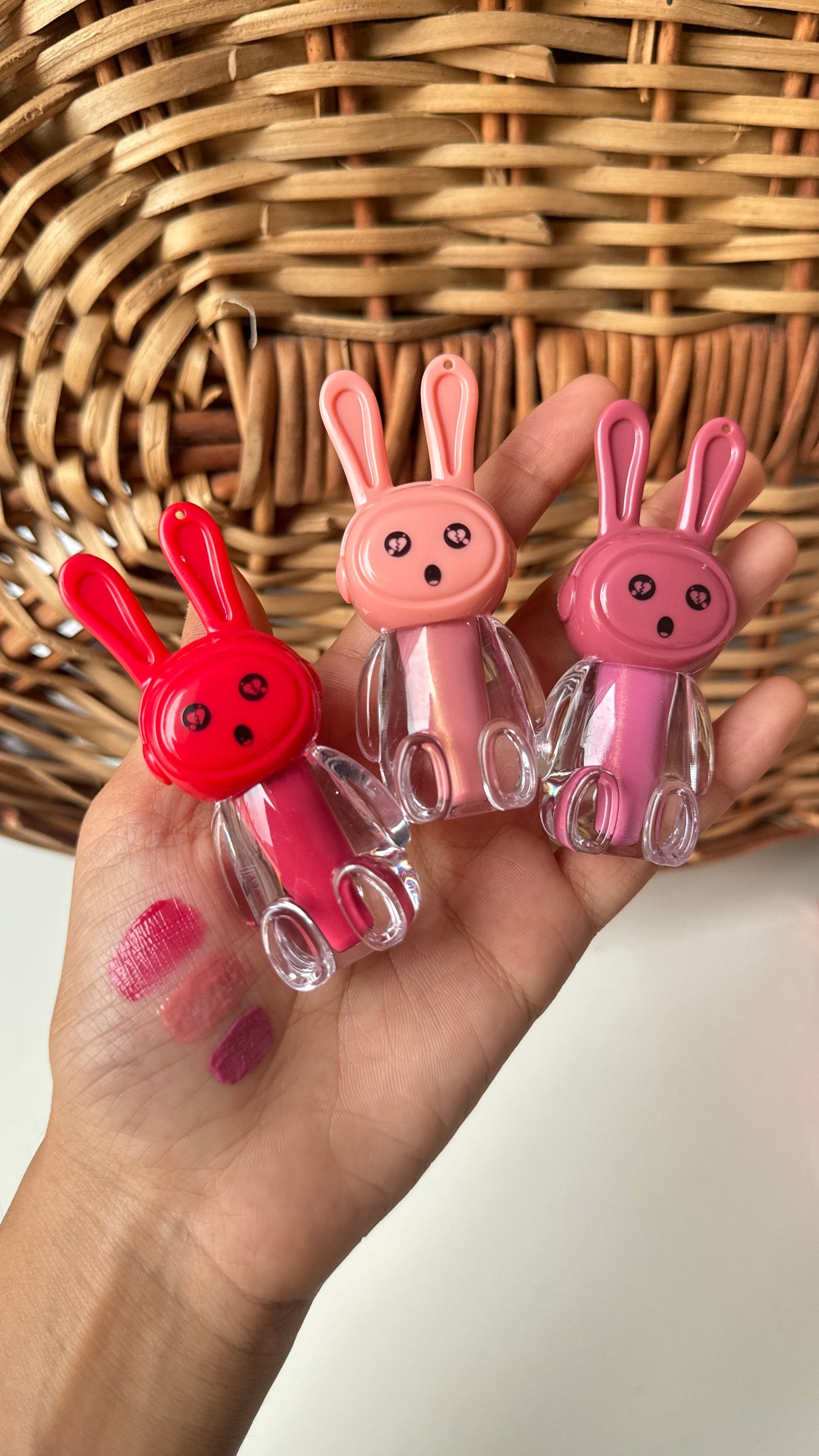 Cute doll shine & glittery lipstick set of 3