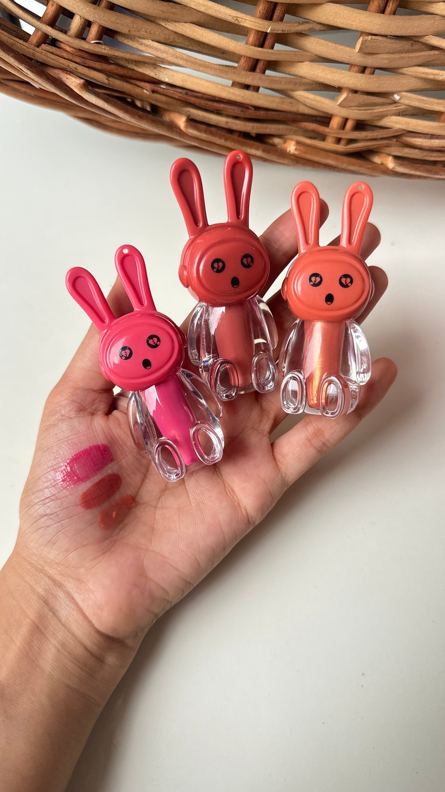 Cute doll shine & glittery lipstick set of 3