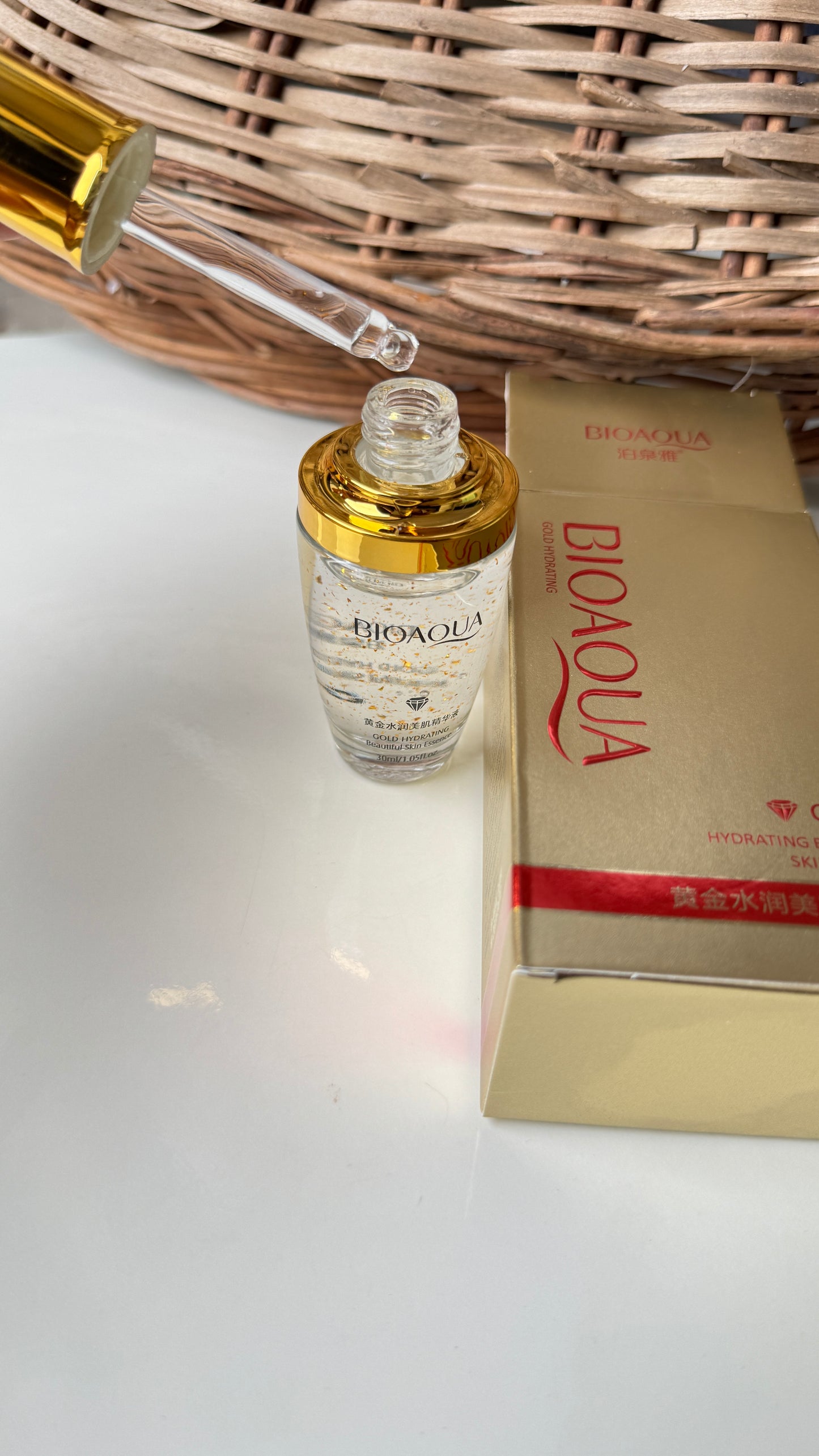Bioaqua 24 k gold face serum