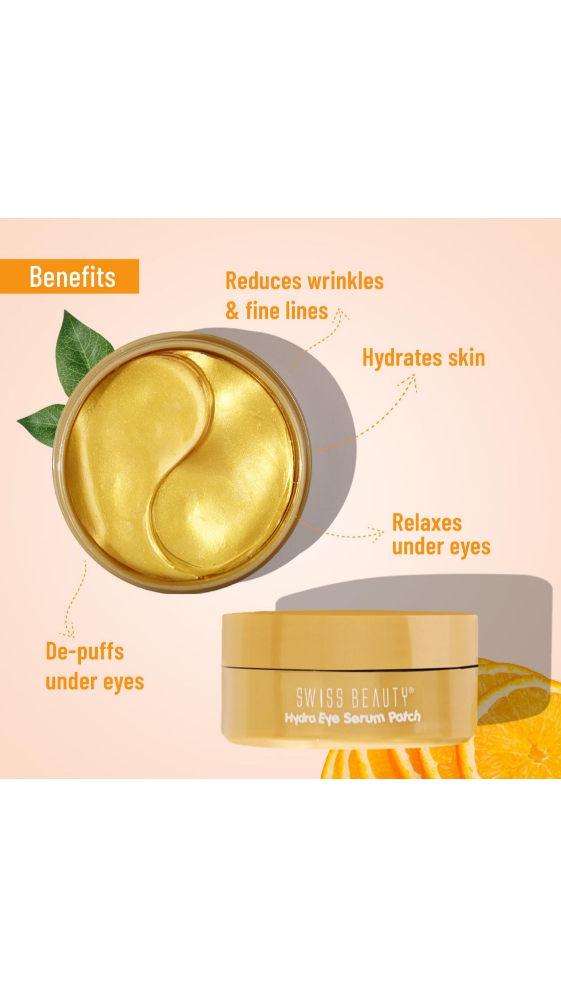 Swiss Beauty Hydra Anti Wrinkle Eye Serum Patch| Treats Dark Circles, Fine Lines And Wrinkles