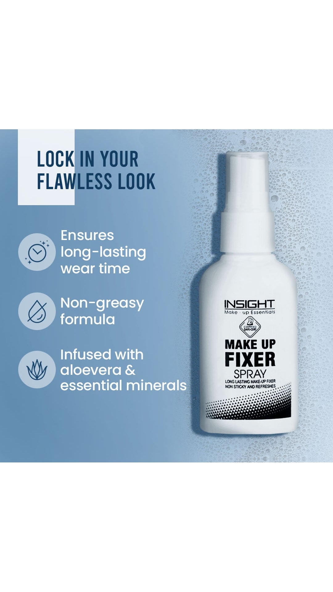 INSIGHT Makeup Fixer Spray 75ml, Transparent