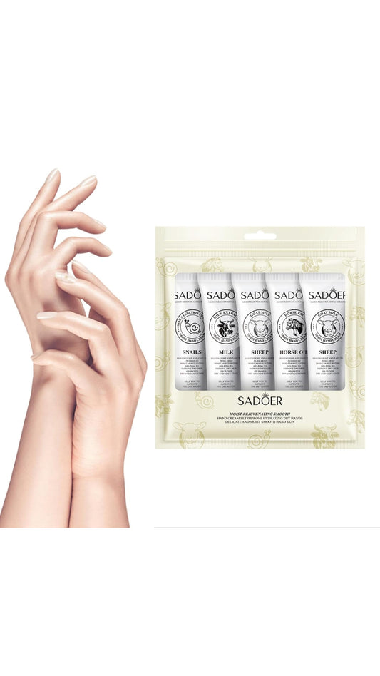 SADOER Moist Hand Cream Set of 5