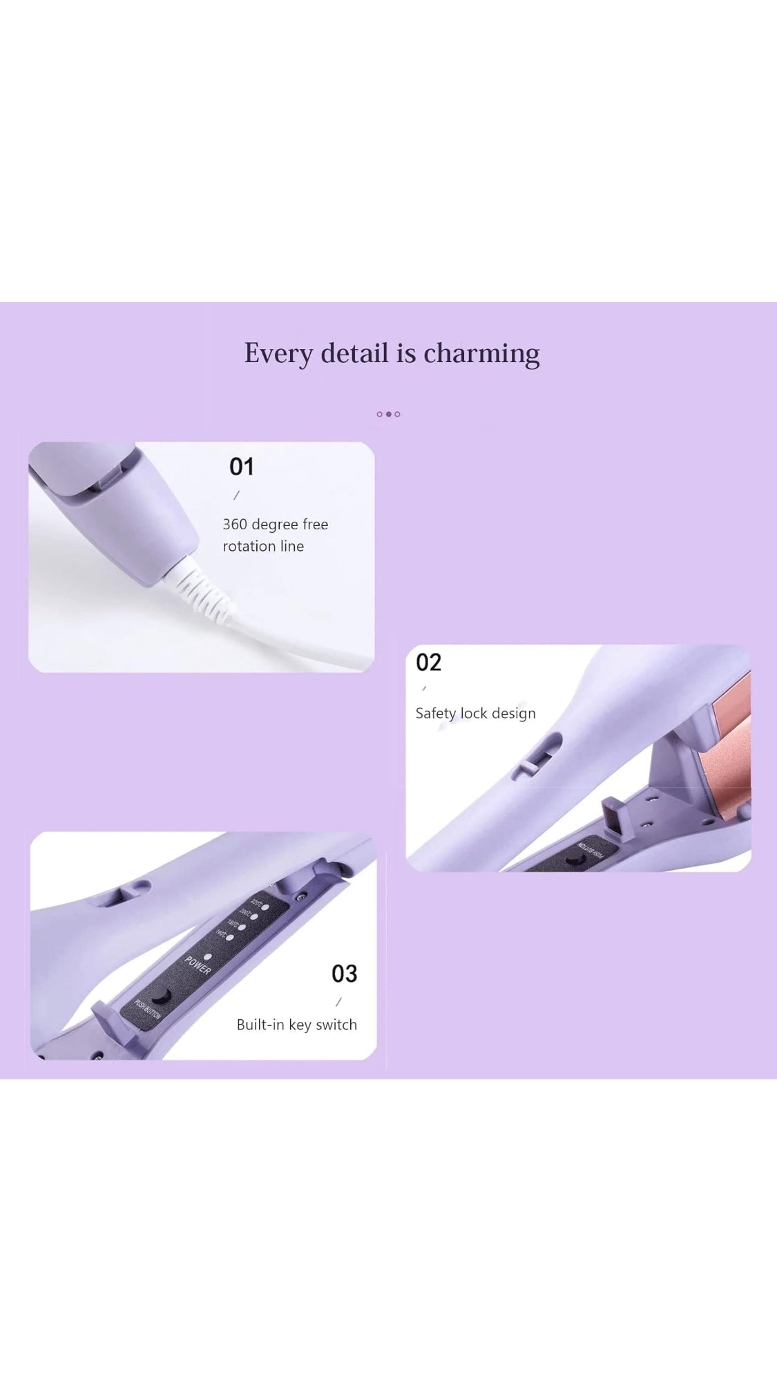 Wave Curling Iron | 2 Barrel Ionic Wavy Hair Curler | Multifunctional Hair Curler | 32MM Curling Iron