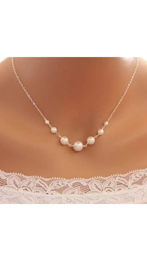 Classy neck chain for women with elegant zircon stone