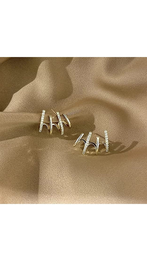 Claw Hoop Earings for Women and Girls