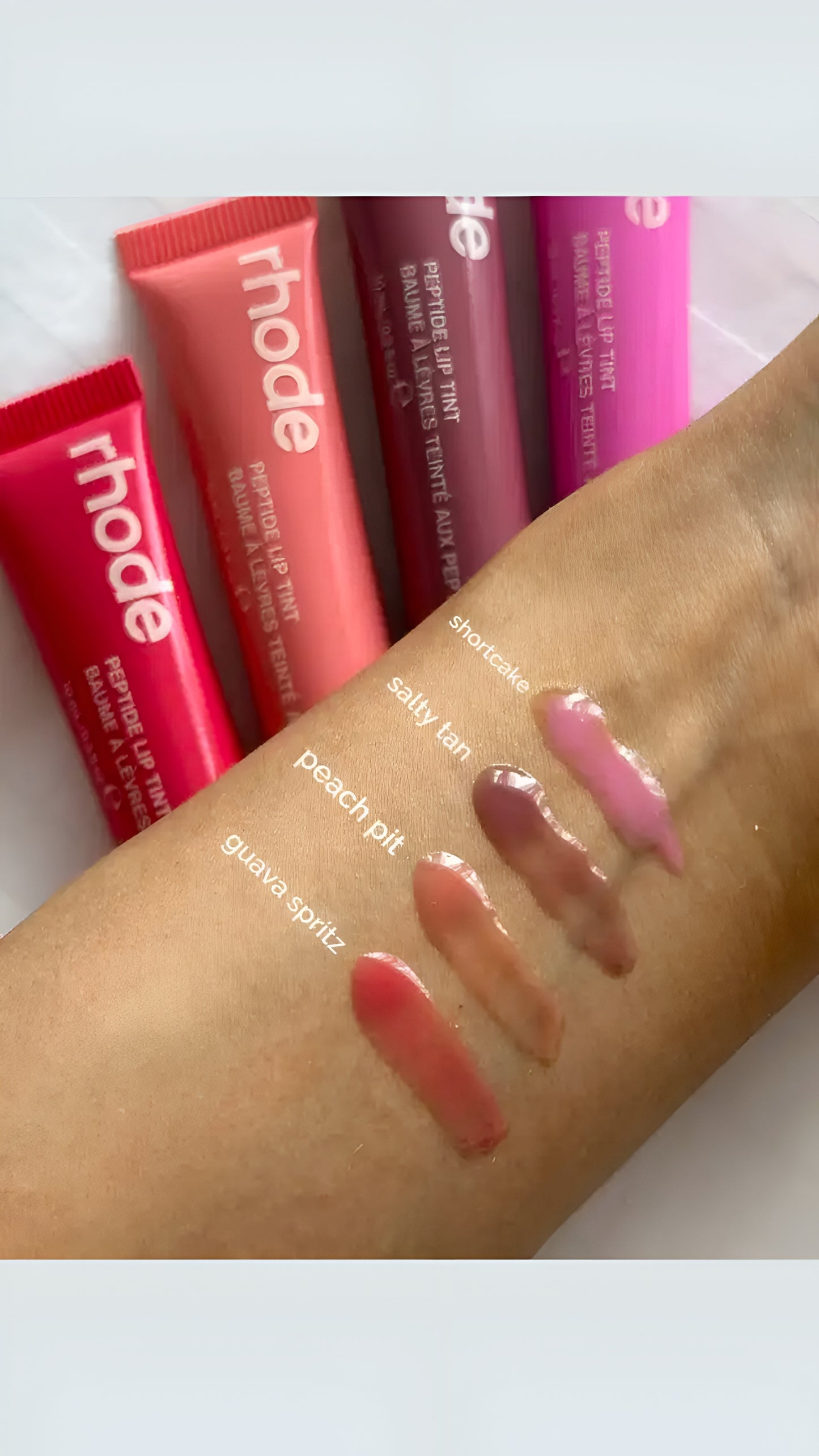 Rhode Peptide Lip Tint Summer Shades