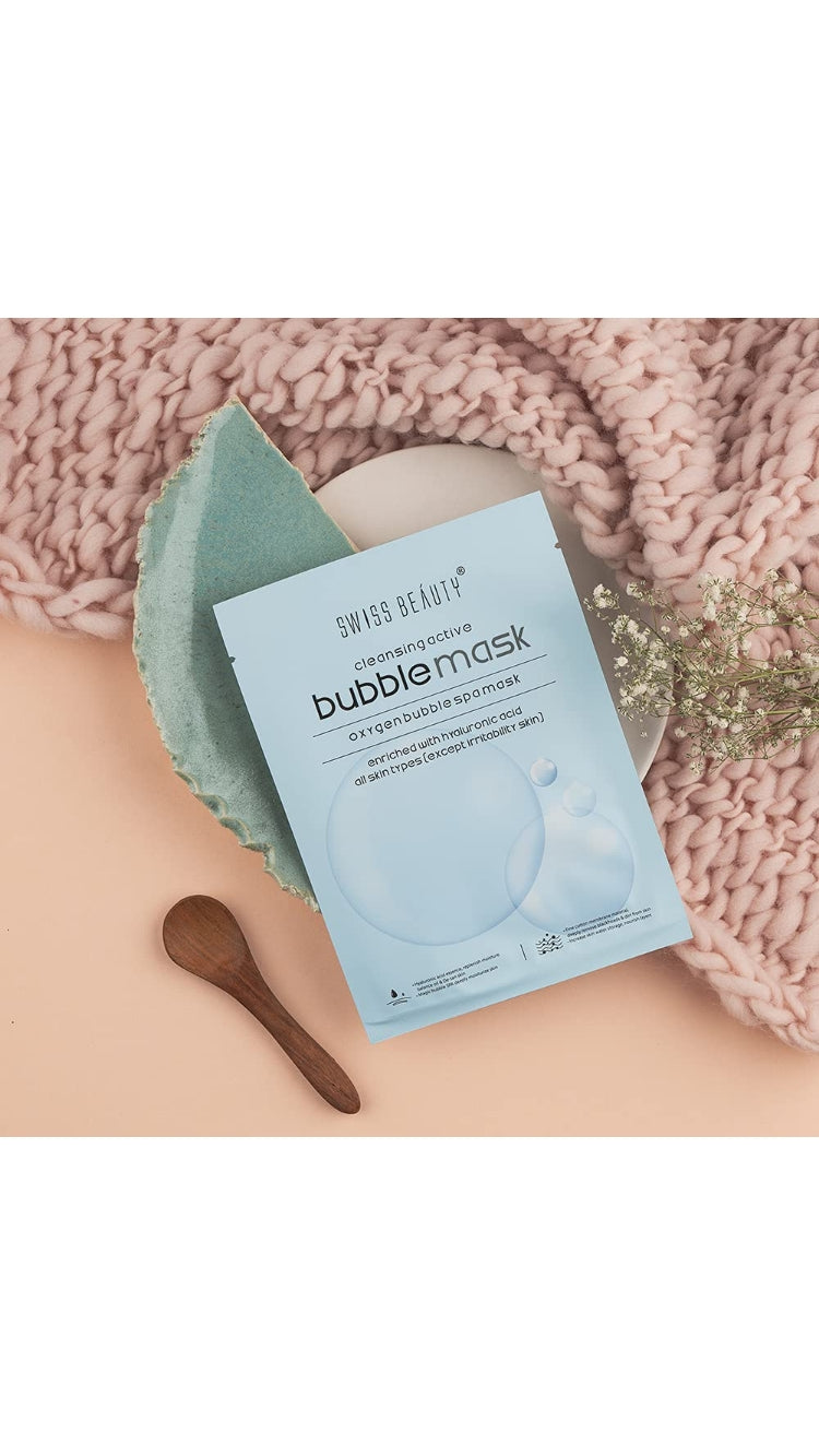 Swiss Beauty Cleansing Active Bubble Mask, 30ml