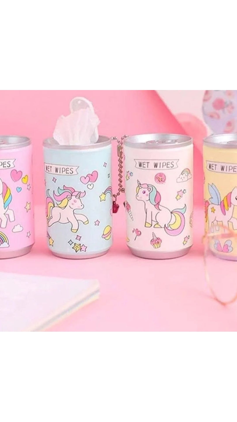 30 pcs Wet Wipes In A Cute Tin / Can Shaped Container