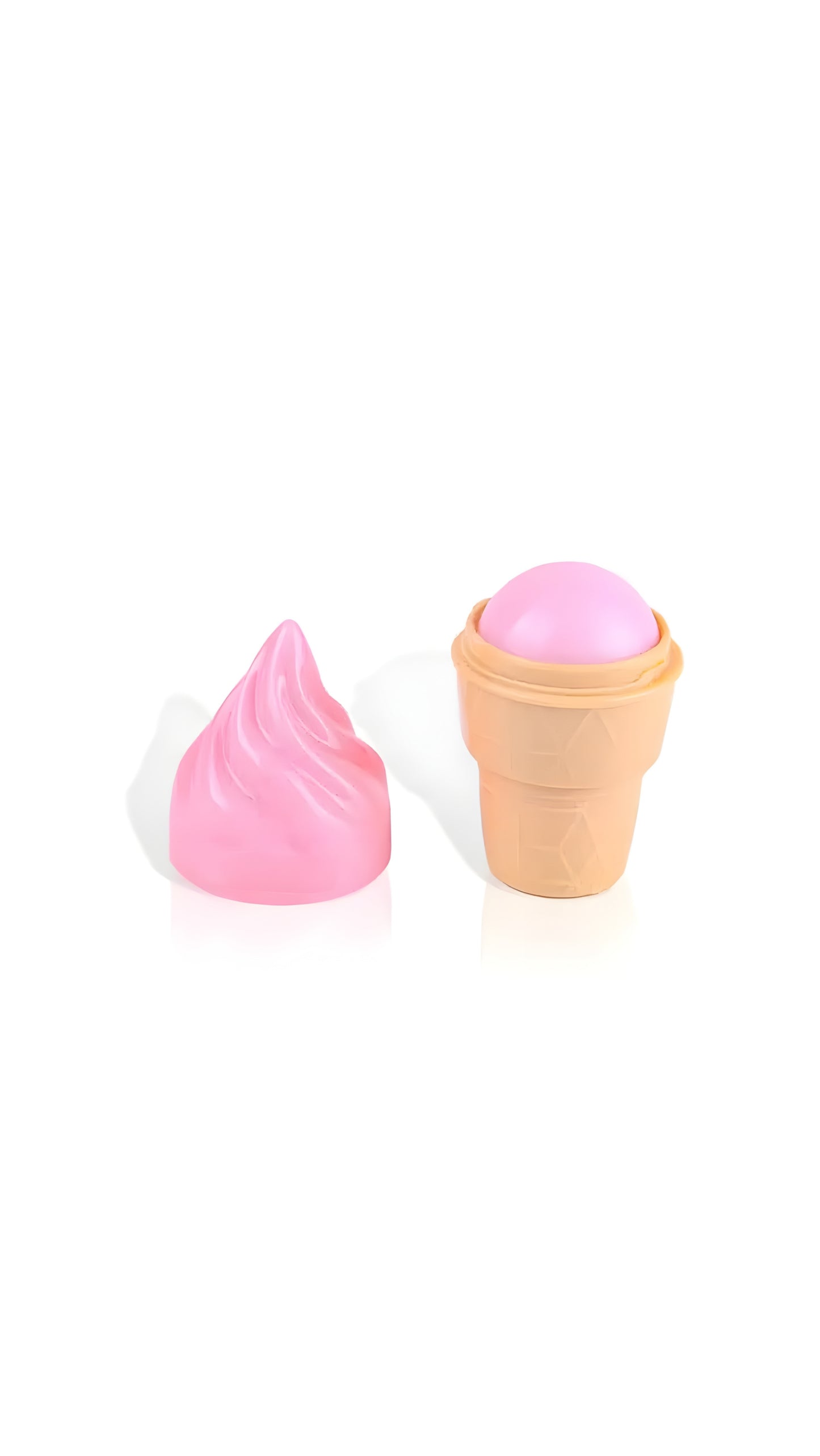 Cute Korean Ice Cream Cone Shaped Lip Balm With Aloevera & Shea Butter
