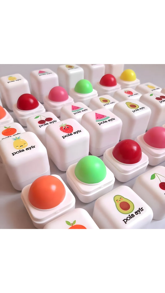 2 pcs Fruit Flavour Poly Alyr Lip Balm
