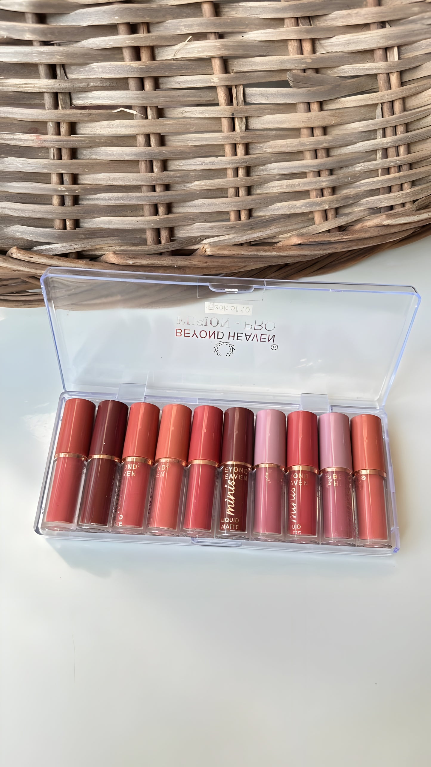 Beyond Heaven Fusion Pro Waterproof Long-lasting Liquid Matte Lipstick Set of 10