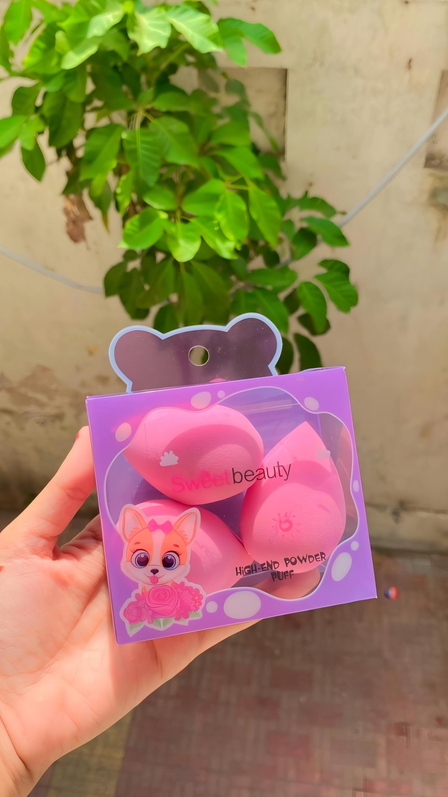 Mini Makeup Blender Sponge Set of 3 In A Box Random Color