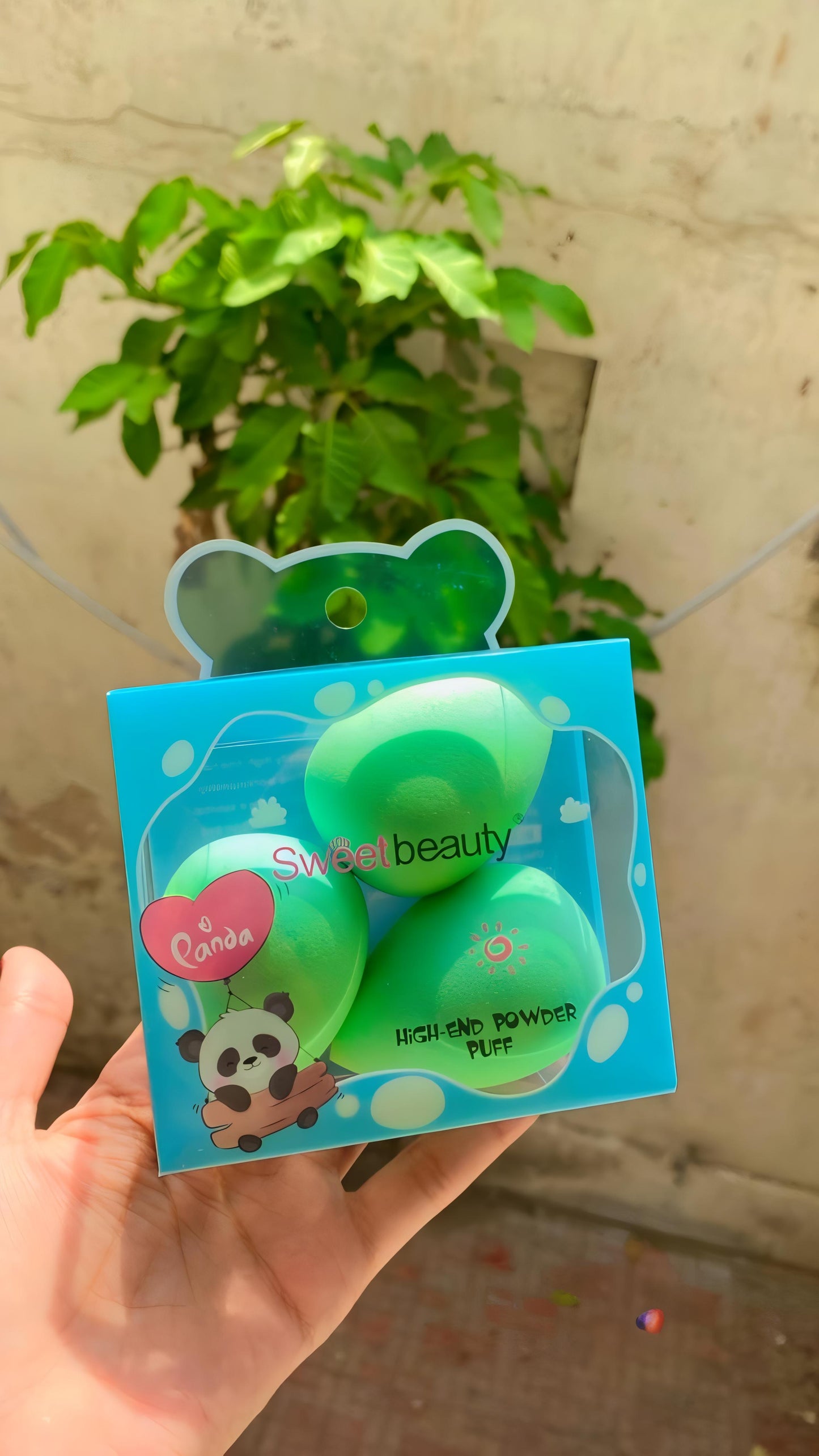 Mini Makeup Blender Sponge Set of 3 In A Box Random Color