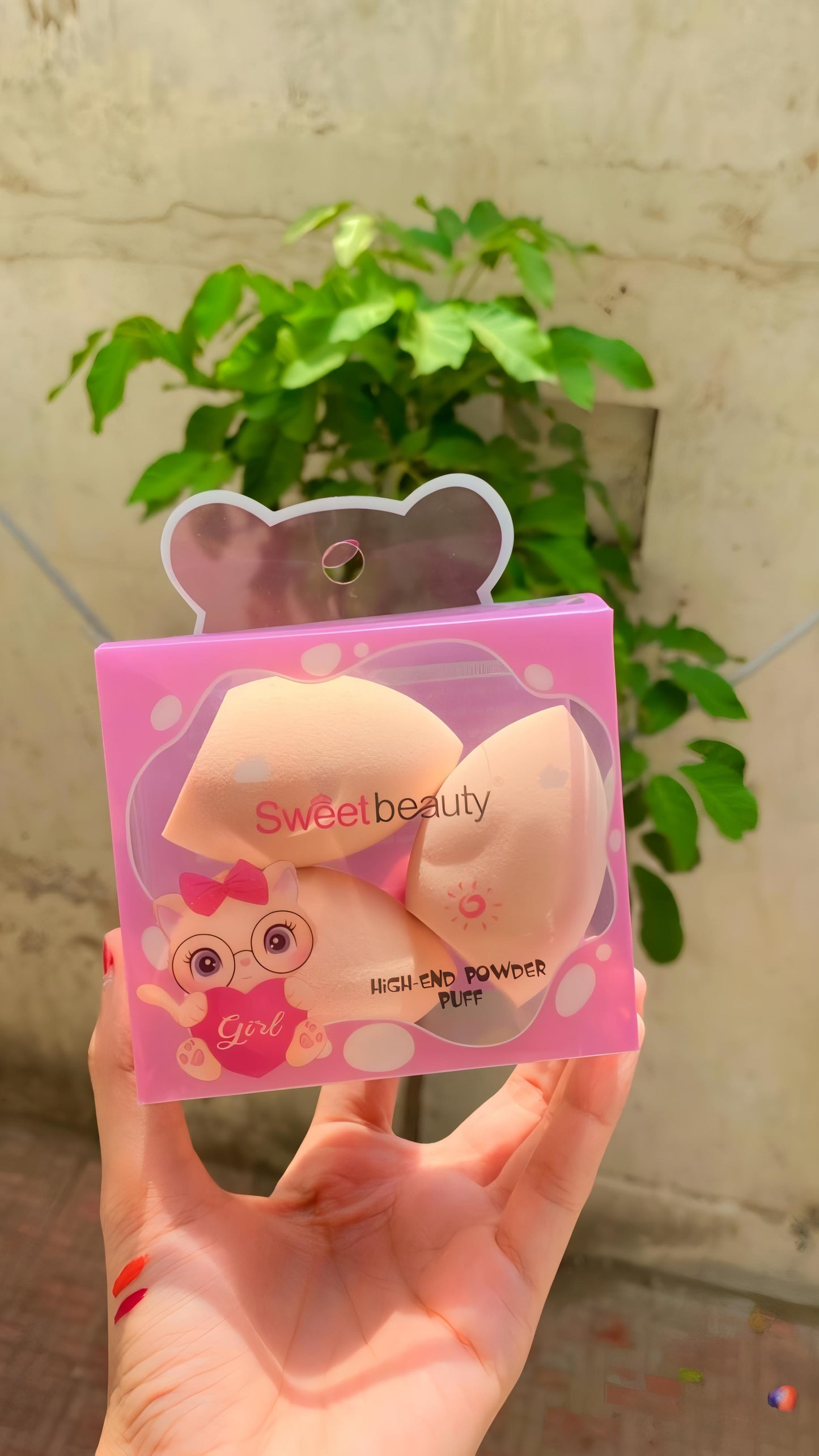 Mini Makeup Blender Sponge Set of 3 In A Box Random Color