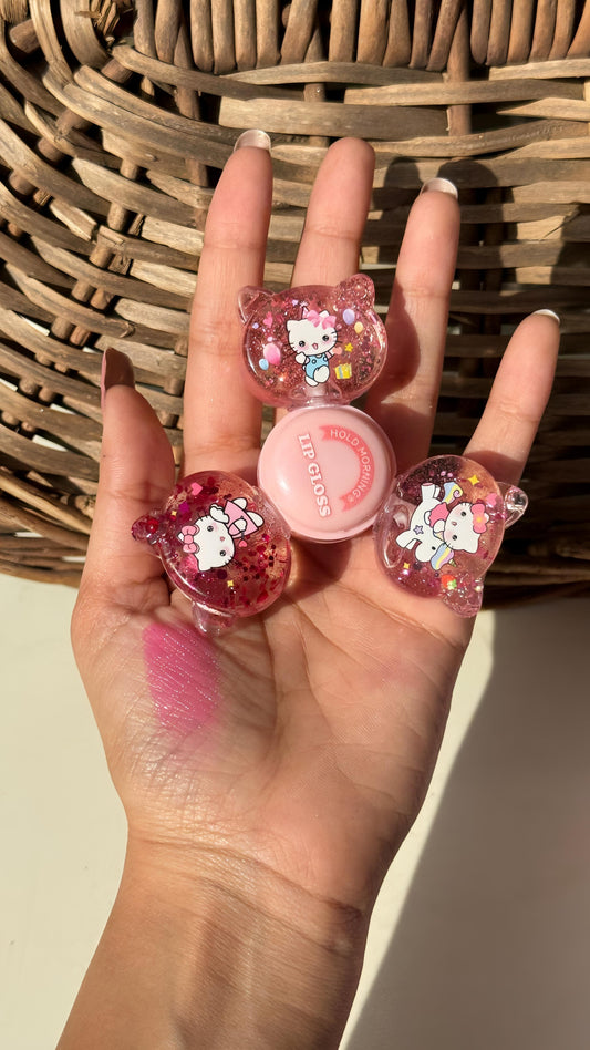 3-in-1 Fidget Spinner Shaped Lip Gloss with Vitamin E & Aloe