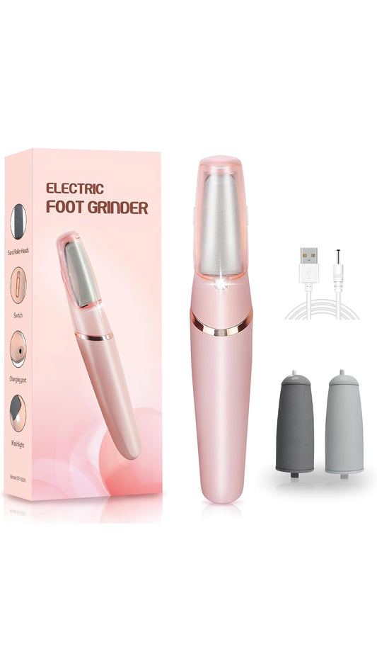 Smooth Pedicure Wand,Electric Foot Callus Remover Rechargeable Pedicure Tool Callus Remover for Feet Electronic Foot Filer Pedicure Kits,Pedi Care for Removes Dry Hard&Dead Skin