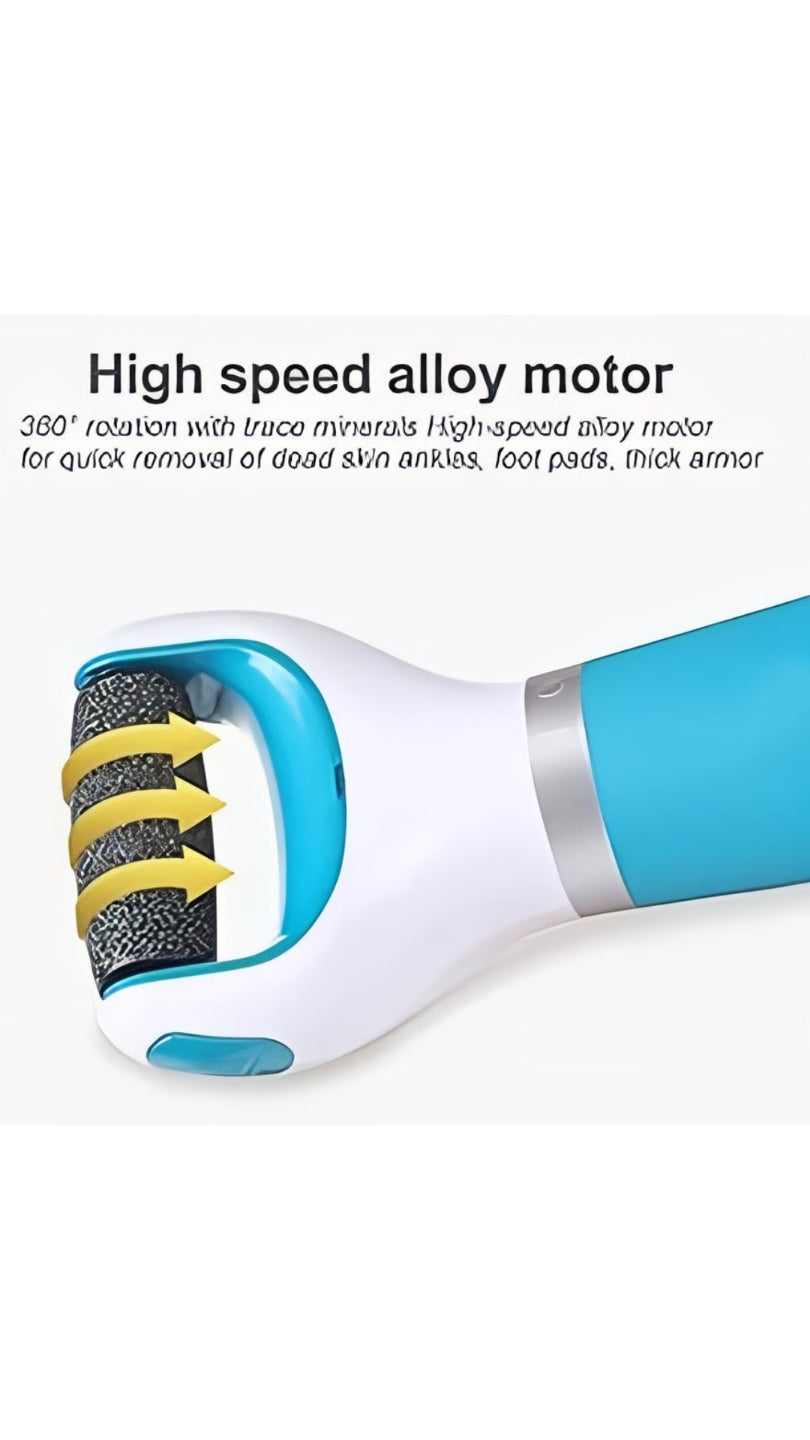 Mini Foot Scrubber for Dead Skin, Callus Remover for Feet, Smooth and Soft Feet, Cracked Heels Remover Rechargeable Battery