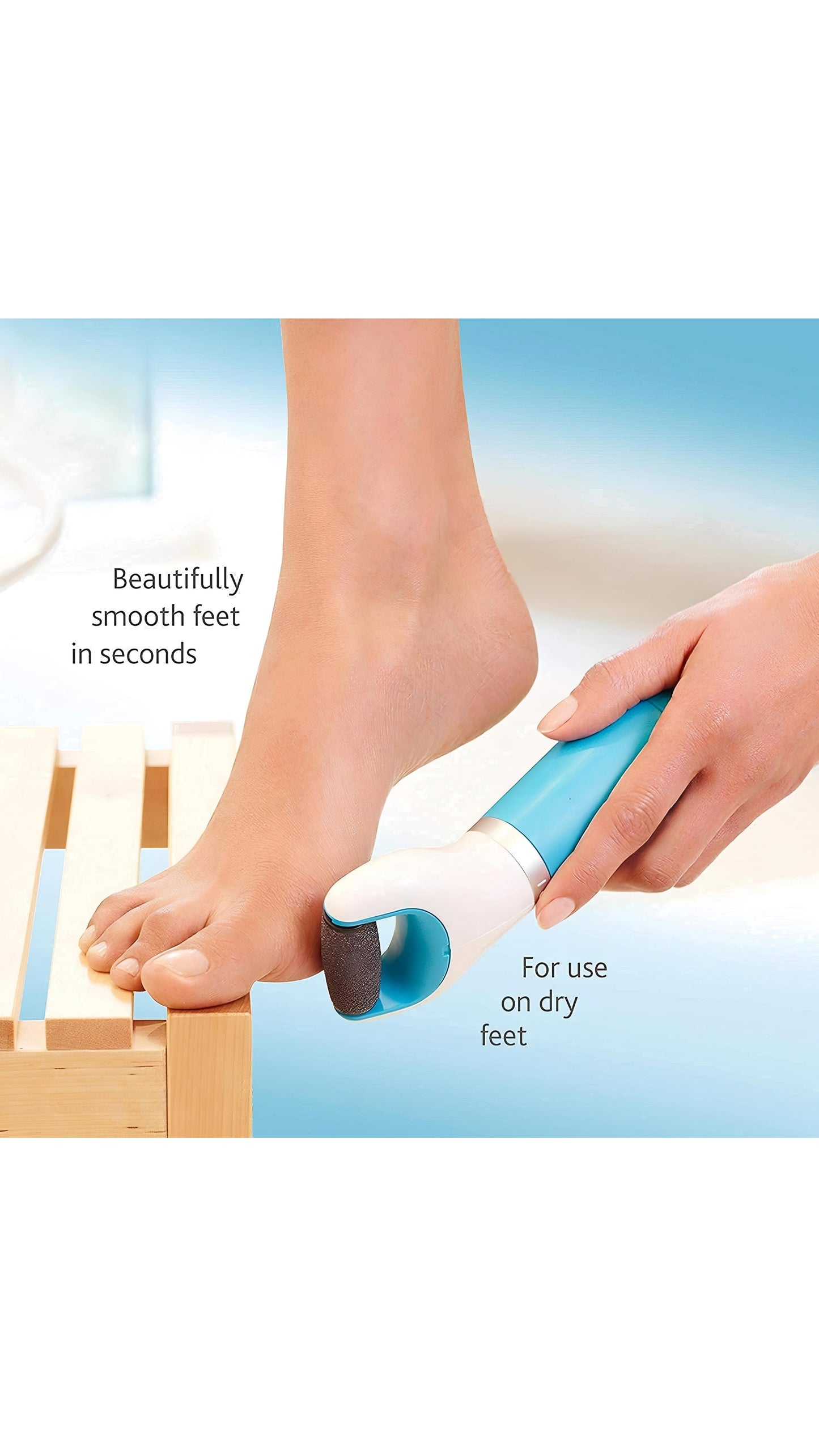 Mini Foot Scrubber for Dead Skin, Callus Remover for Feet, Smooth and Soft Feet, Cracked Heels Remover Rechargeable Battery