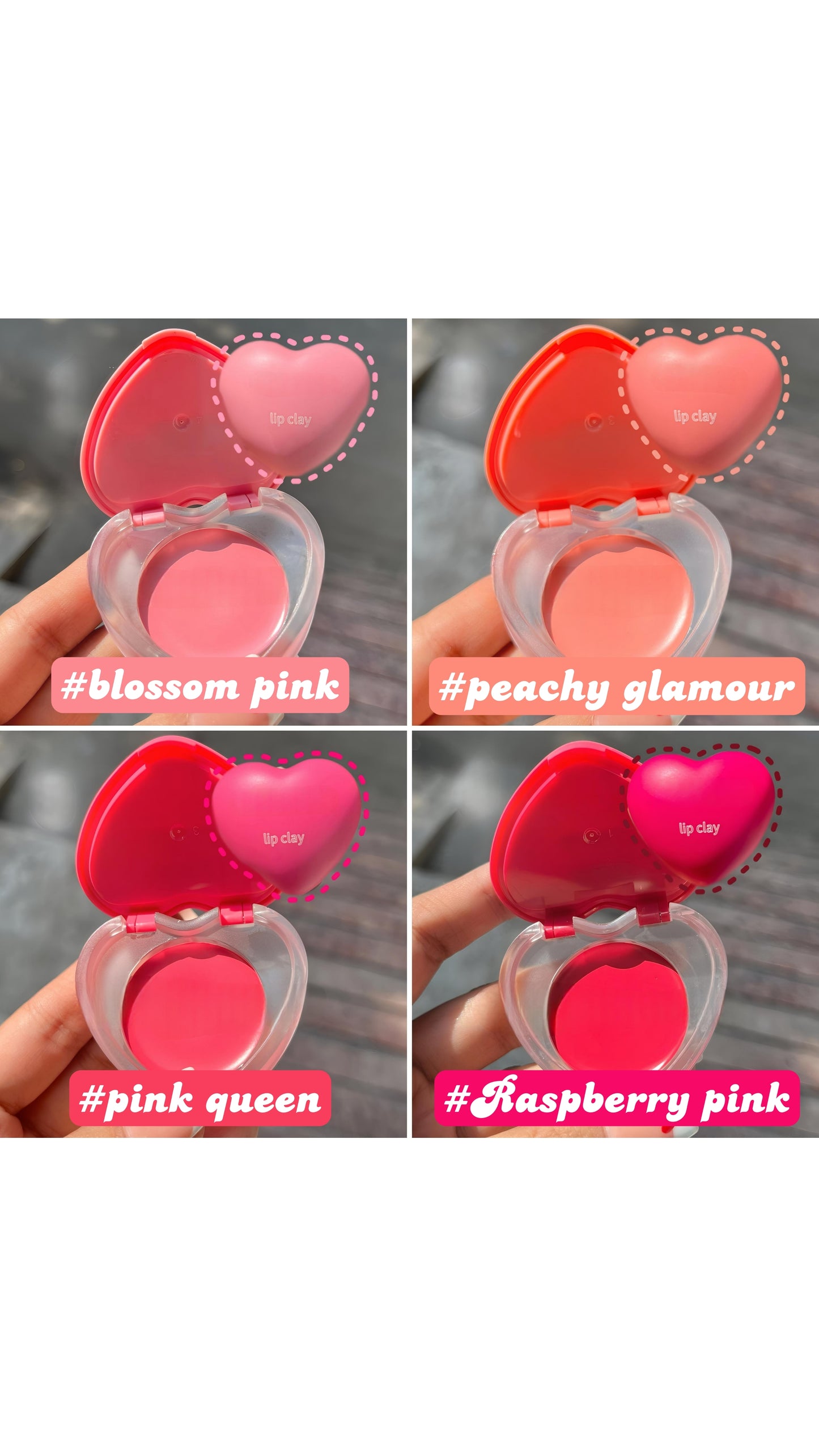 Mocallure Lip Clay Lip Mud Loving Heart Lip & Cheek Cream – Souffle Color Pot