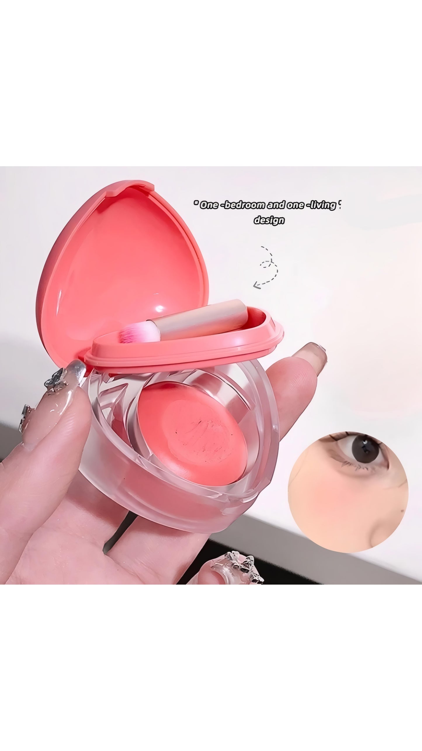 Mocallure Lip Clay Lip Mud Loving Heart Lip & Cheek Cream – Souffle Color Pot