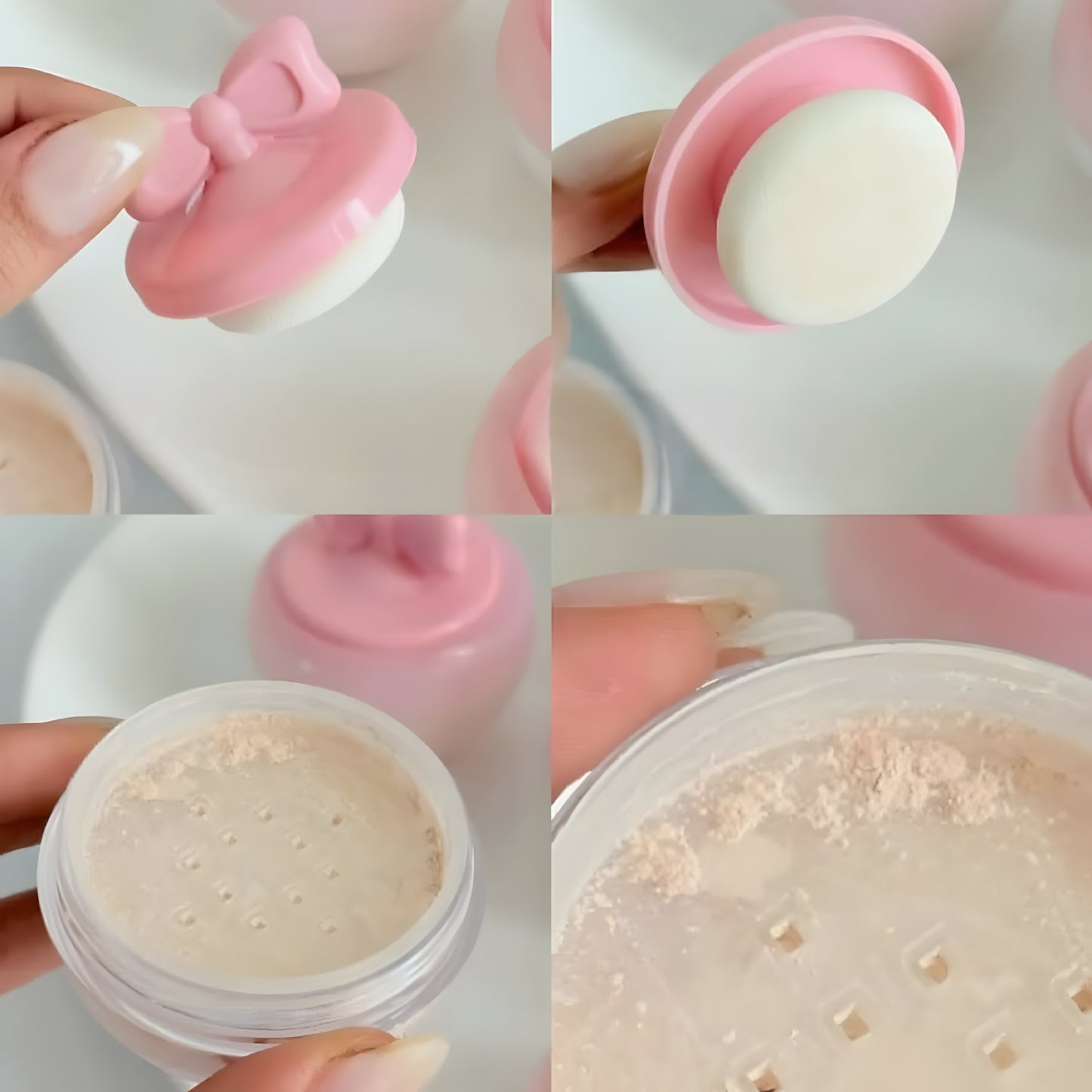CRAZY GIRL Pink Bow Pot Highlighter 8 gm