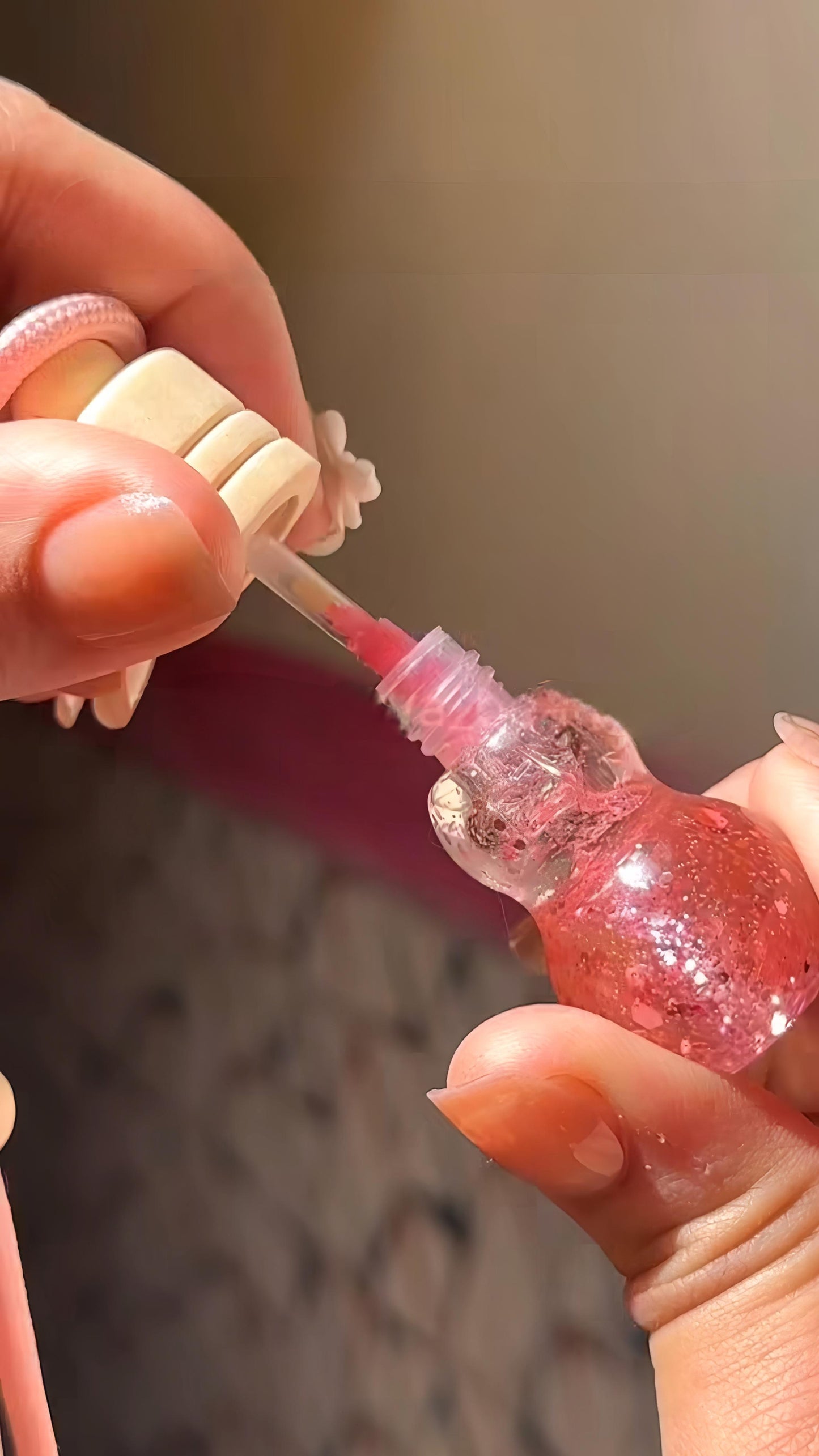 Cute Kawaii Necklace / Bracelet Shaped Lip Gloss | Moisturizing with Vitamin E & Jojoba Oil