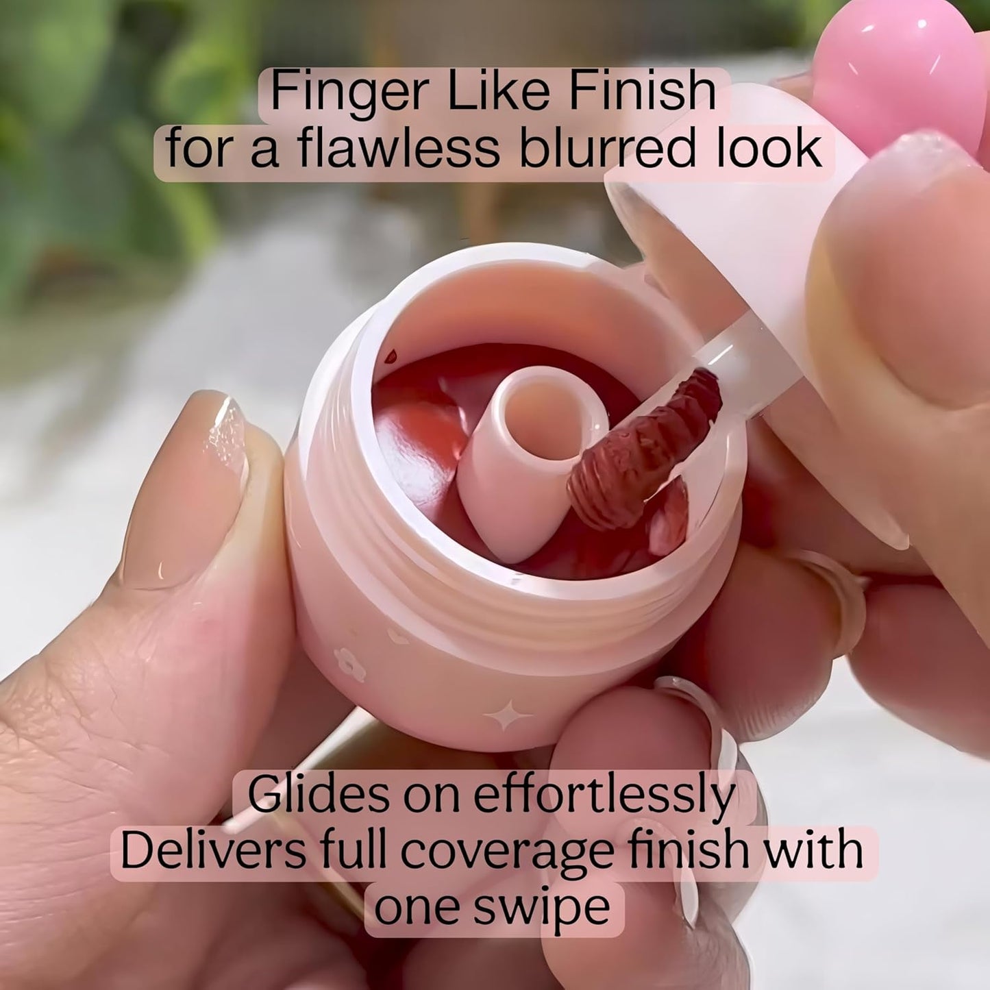 Bajajbeautyshop Blurring Pot Lipstick | Cute Korean Bow Knot Container | Lip & Cheek Tint Mud