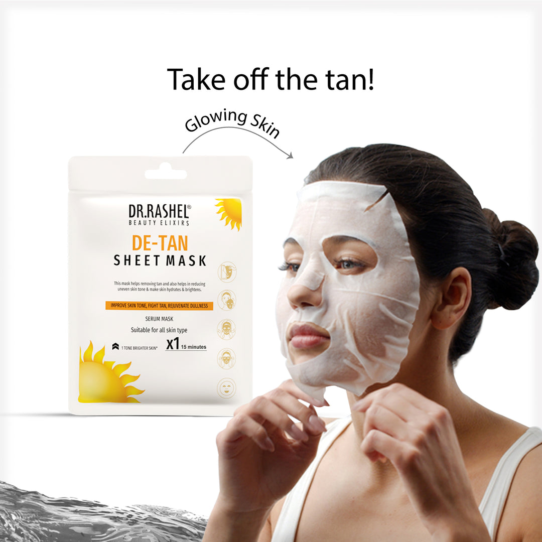 DR.RASHEL De-Tan Face Sheet Mask Pack of 2